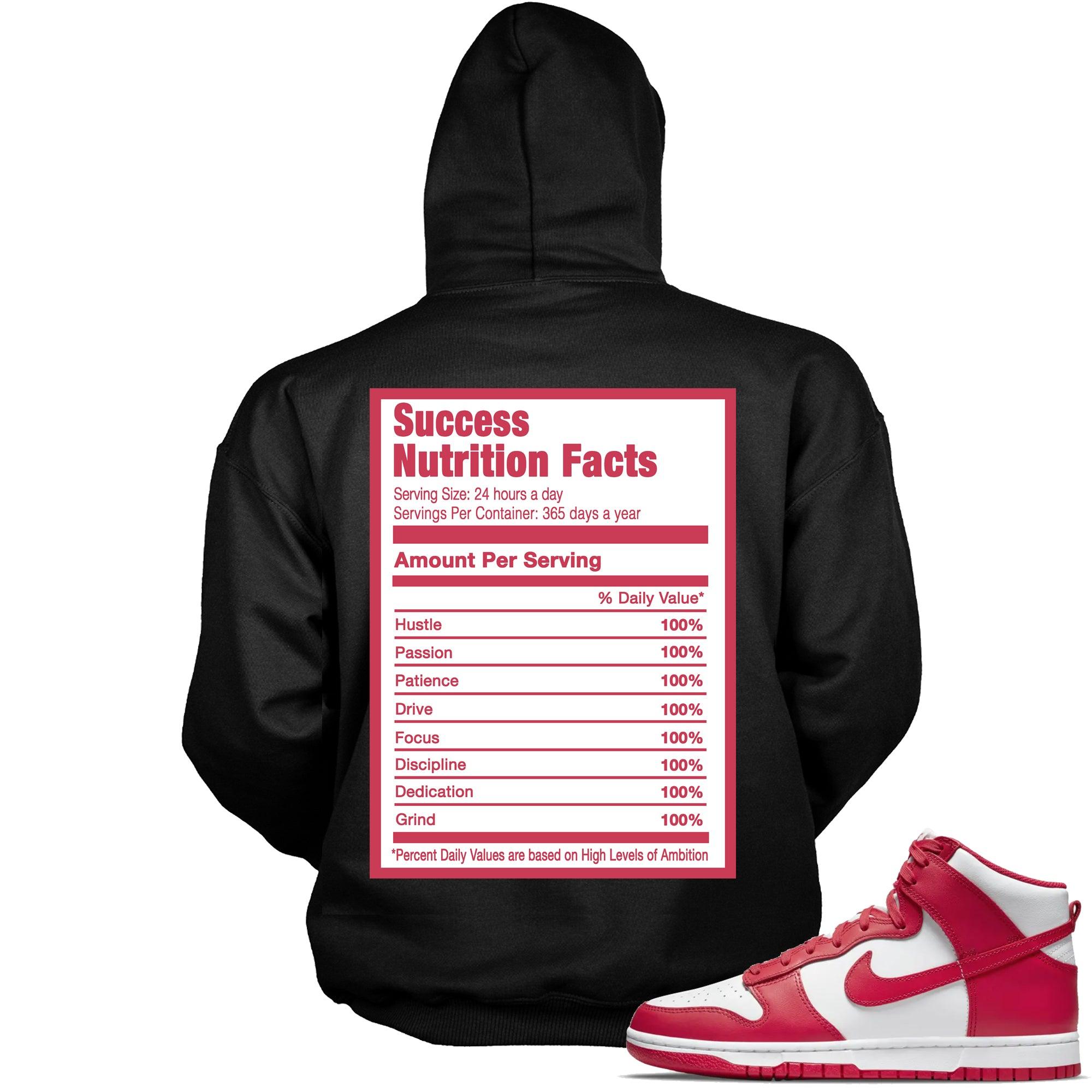 Success Nutrition Sneaker Sweatshirt Nike Dunk High Championship White Red photo