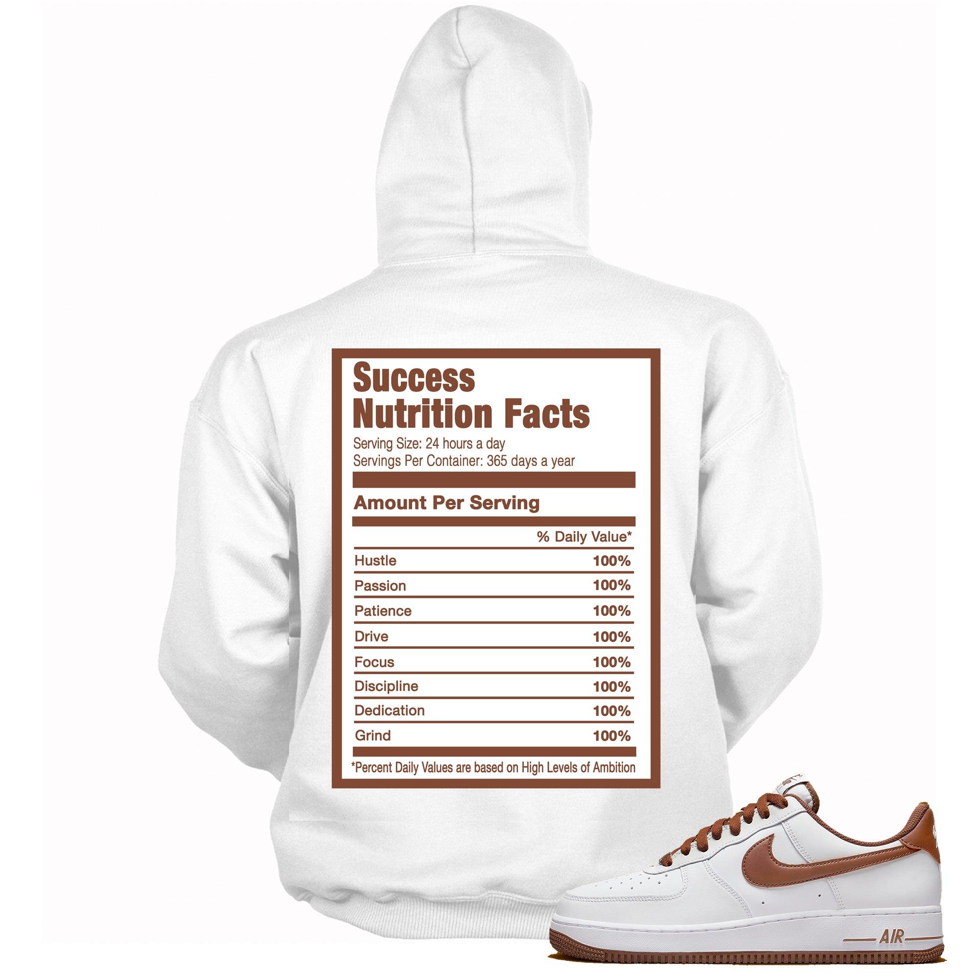 Success Nutrition Sneaker Sweatshirt Nike Air Force 1 Low Pecan photo