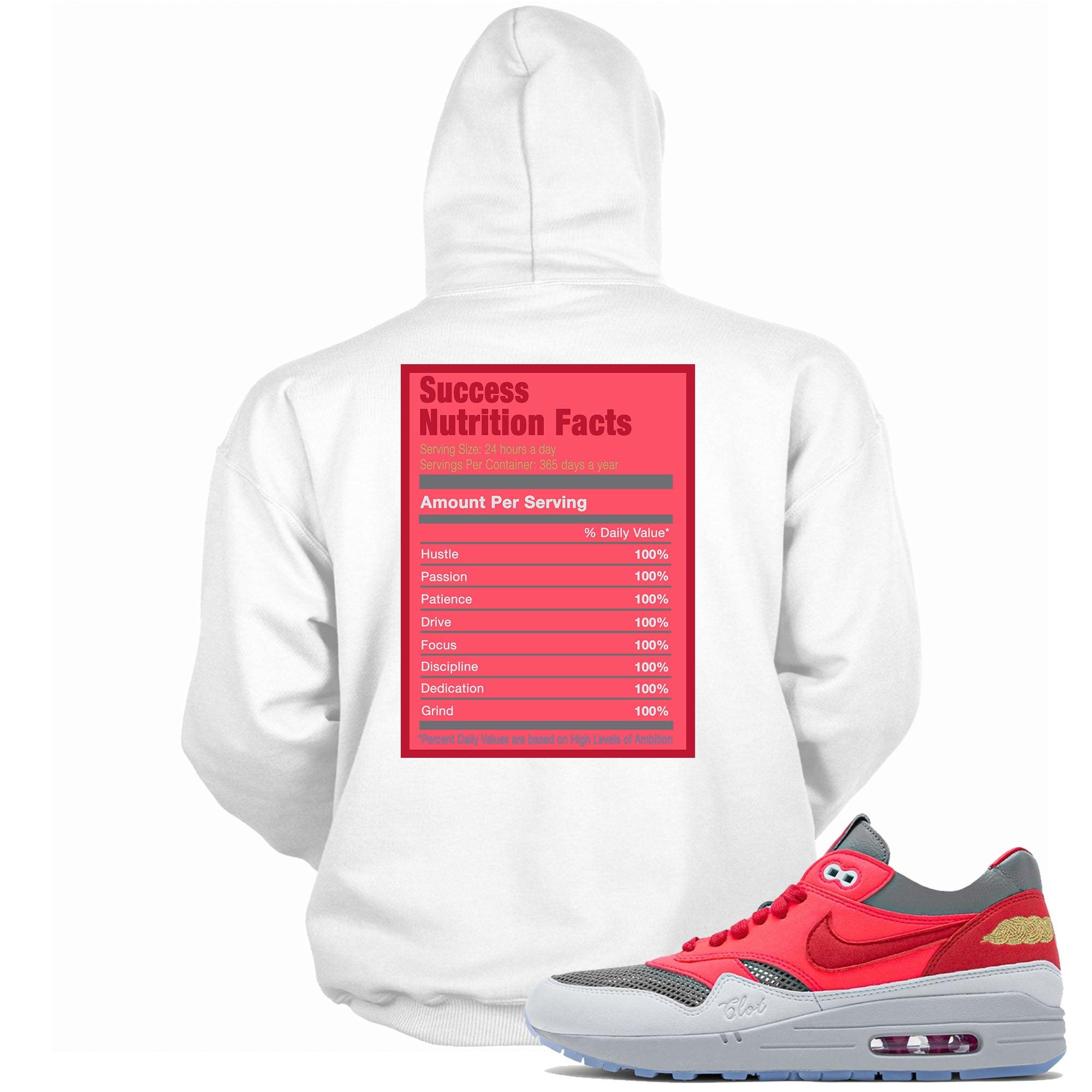Success Nutrition Hoodie Nike Air Max 1 Clot Solar Red photo