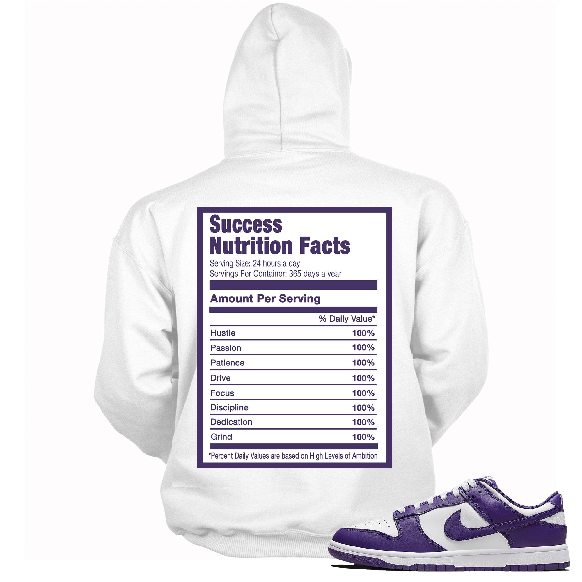 Match Nike Dunk Low "Court Purple" Hoodie