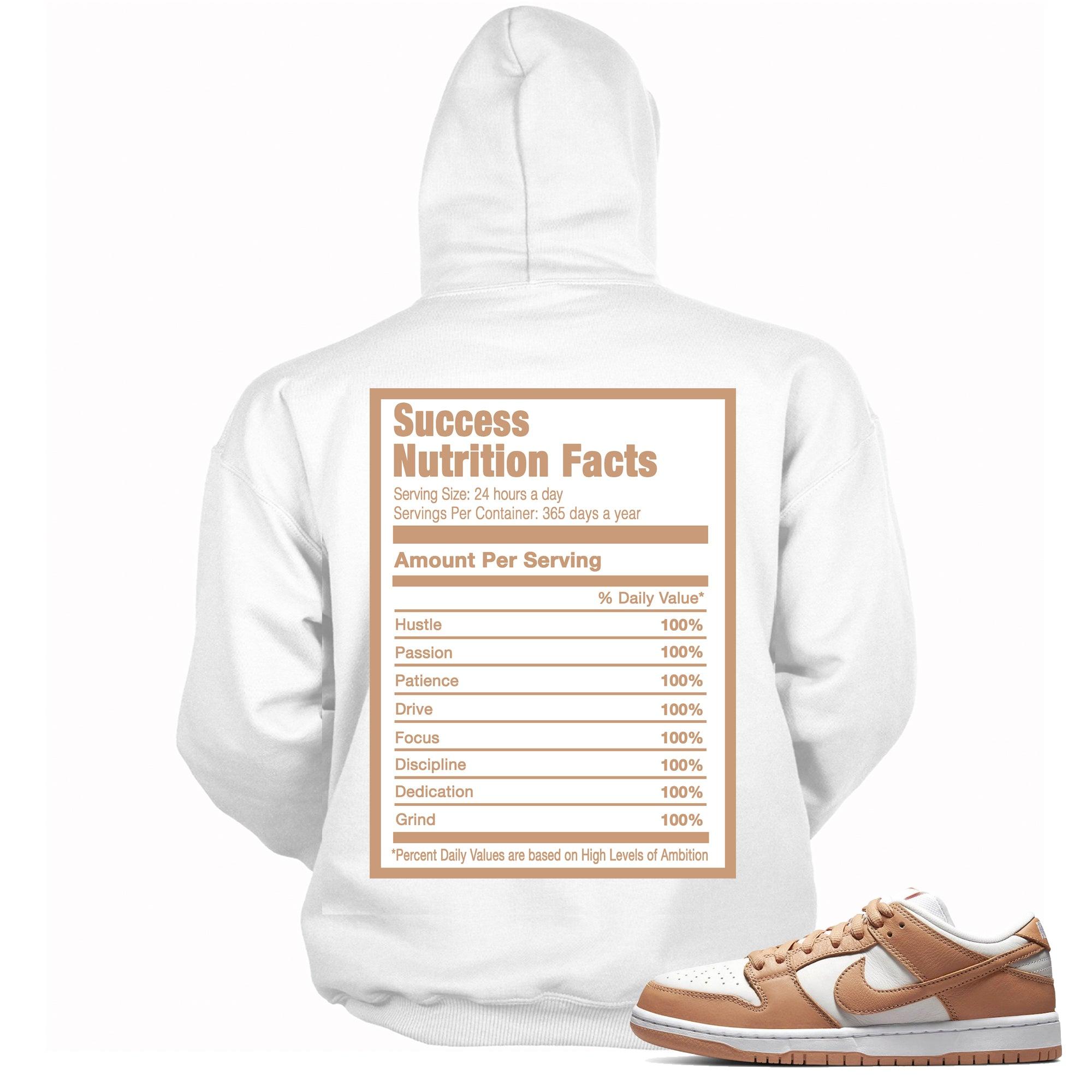 Success Nutrition Fact Hoodie Nike Dunk Low Light Cognac photo