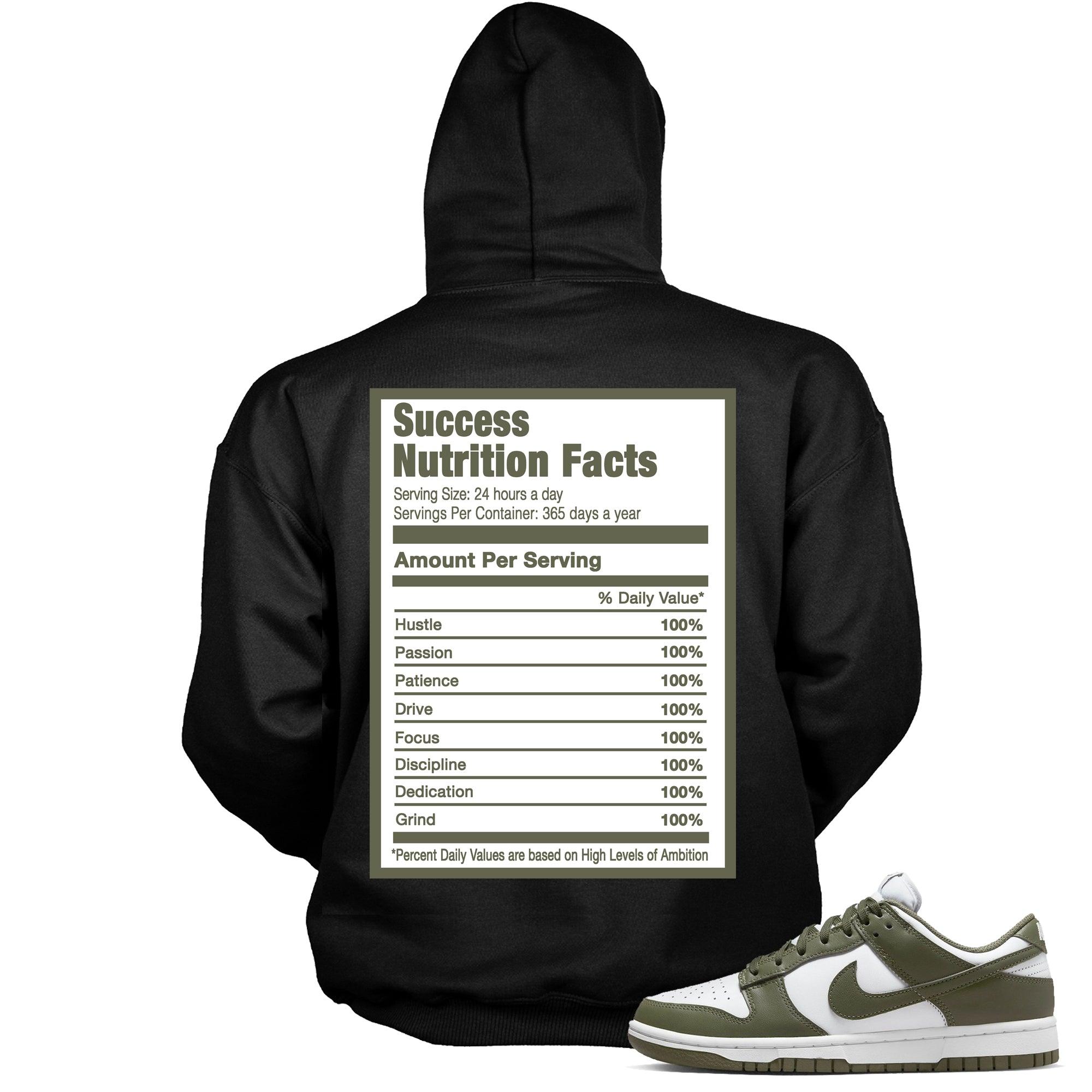 Success Nutrition Sneaker Sweatshirt Nike Dunk Low Medium Olive photo