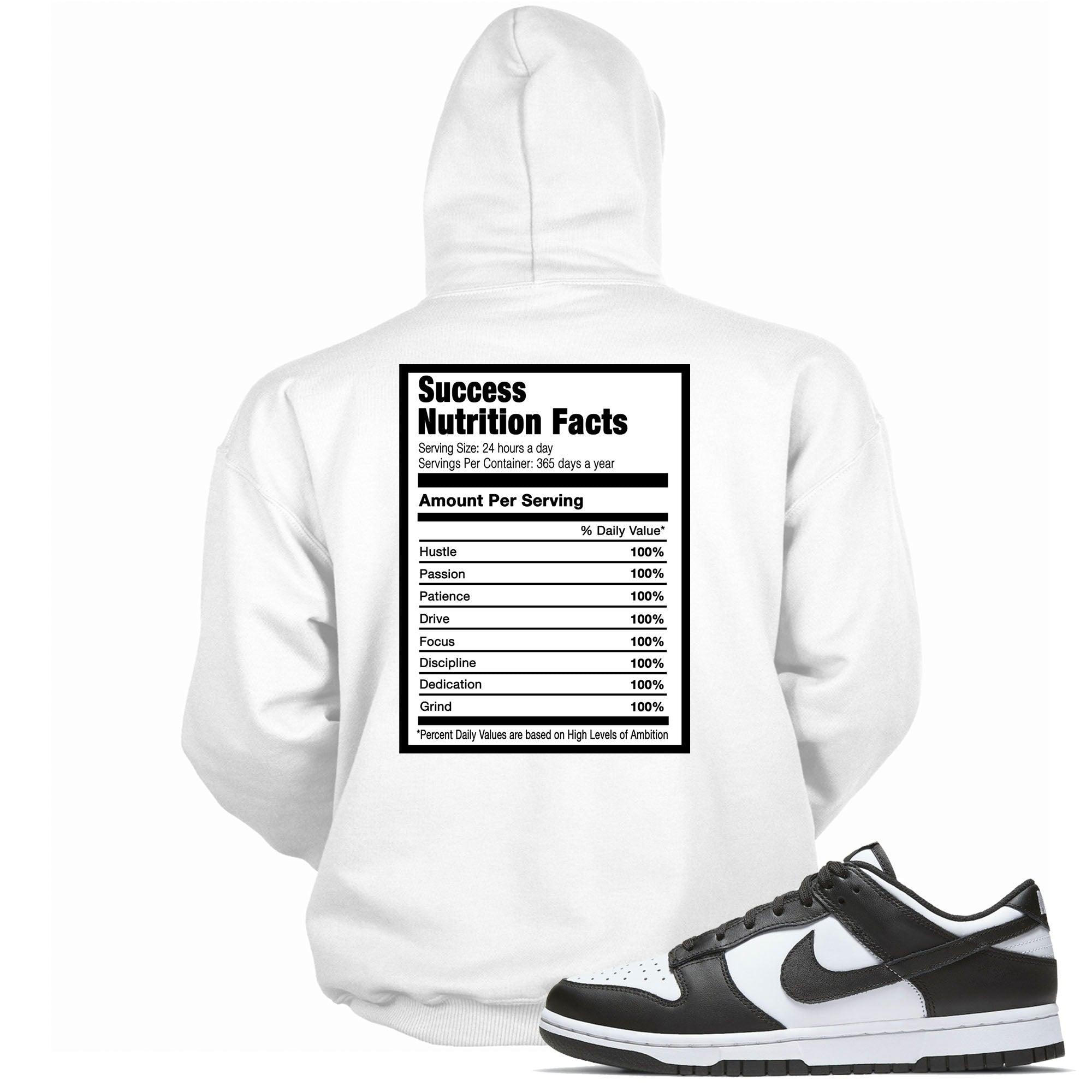 Success Nutrition Hoodie Nike Dunk Low Retro White Black photo
