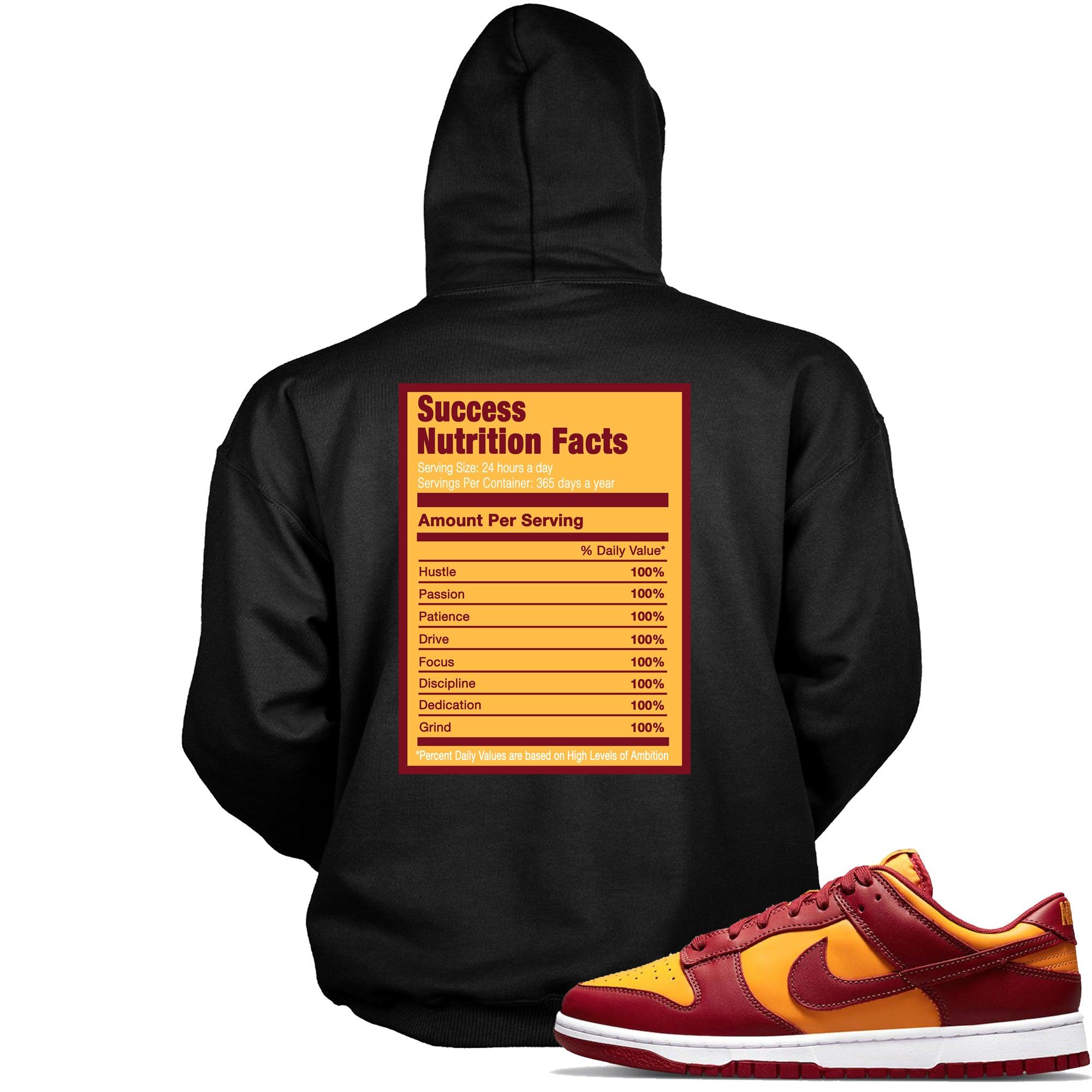 Success Nutrition Facts Sneaker Sweatshirt Nike Dunk Midas Gold photo