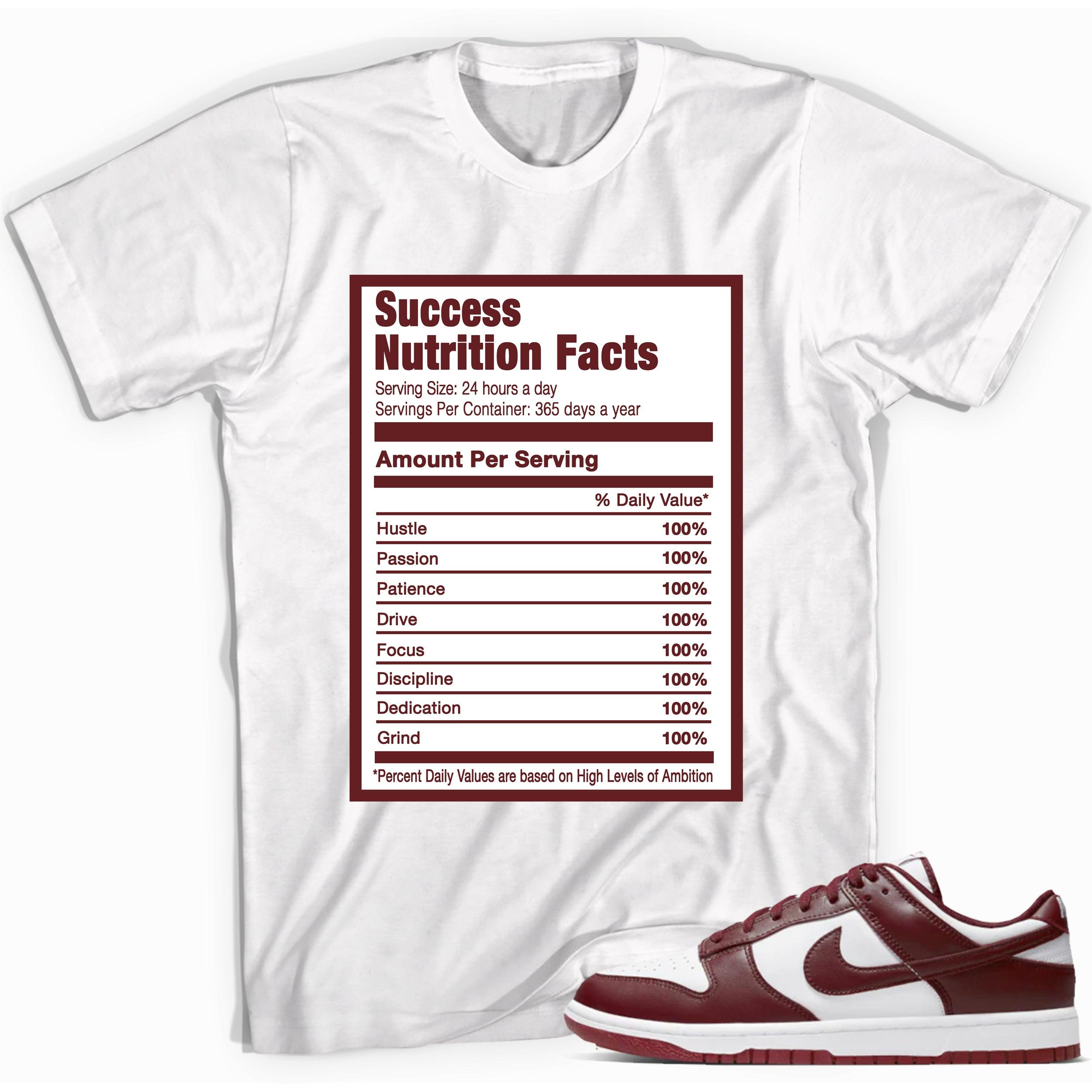 Success Nutrition Shirt Nike Dunk Low Team Red photo