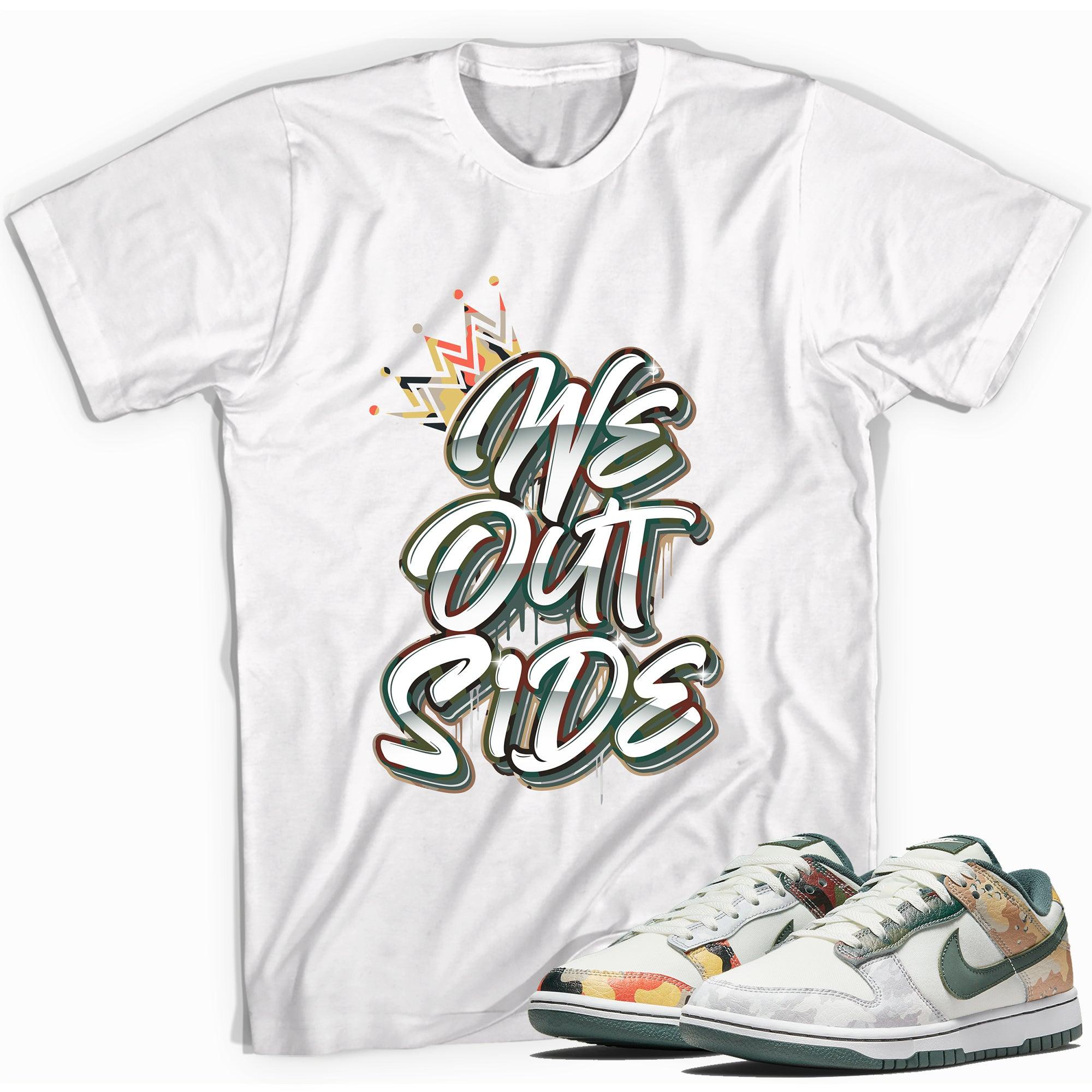 We Outside Low Sail Multi Camo Dunks Tee photo