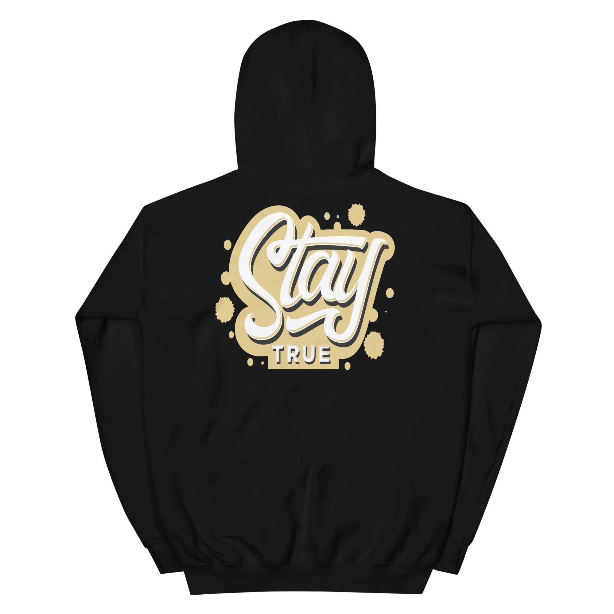 Black Stay True Hoodie Air Jordan 1 Retro High Pollen photo