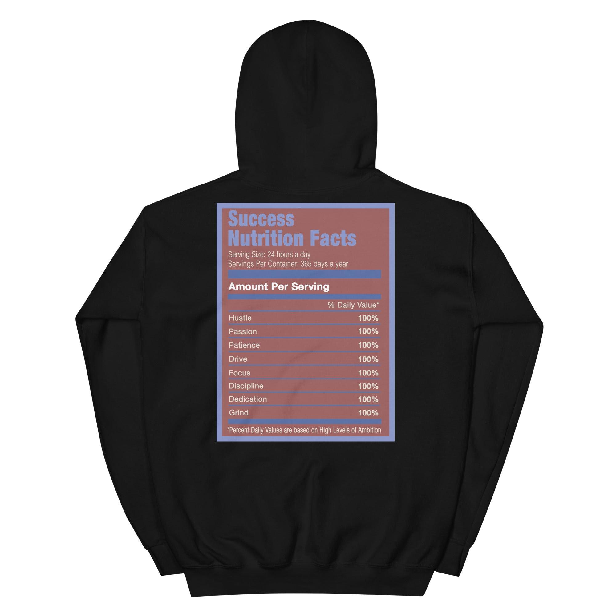 Black Success Nutrition Hoodie AJ 1 High Zoom Team Red photo