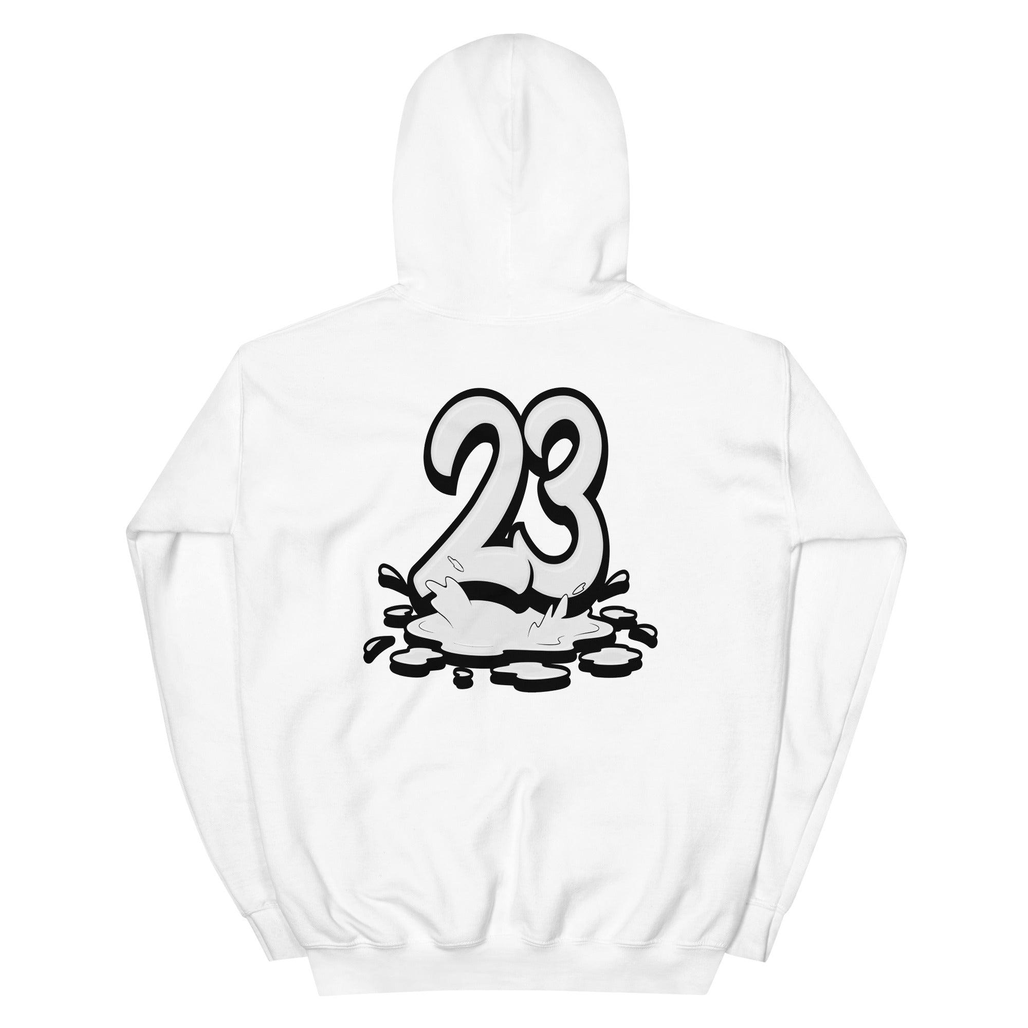 White 23 Melting Hoodie AJ 1 Low Diamond photo