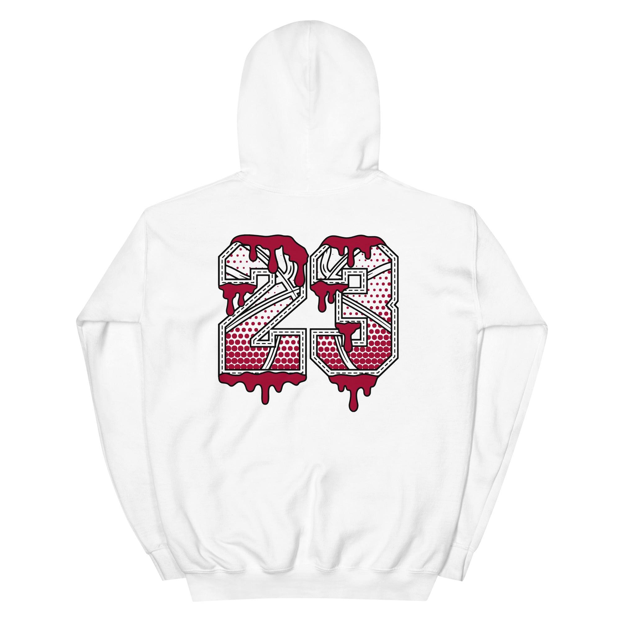 White 23 Ball Hoodie AJ 1 Mid Alternate Bred Toe photo