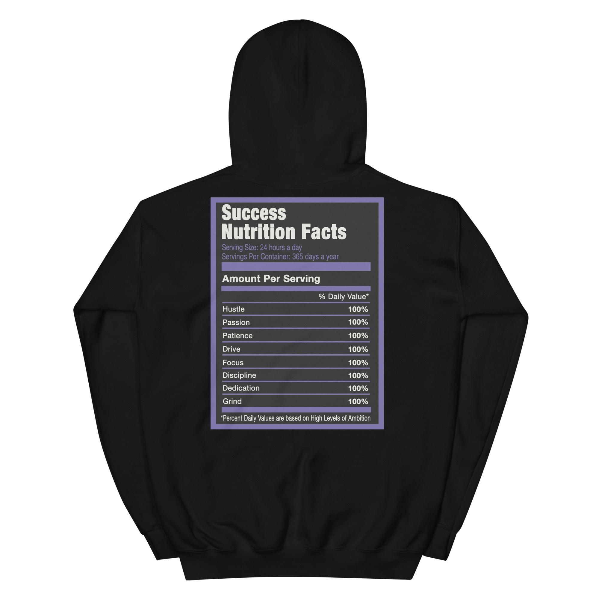 Success Nutrition Jordan 1 Hoodies Mid Purple Black photo