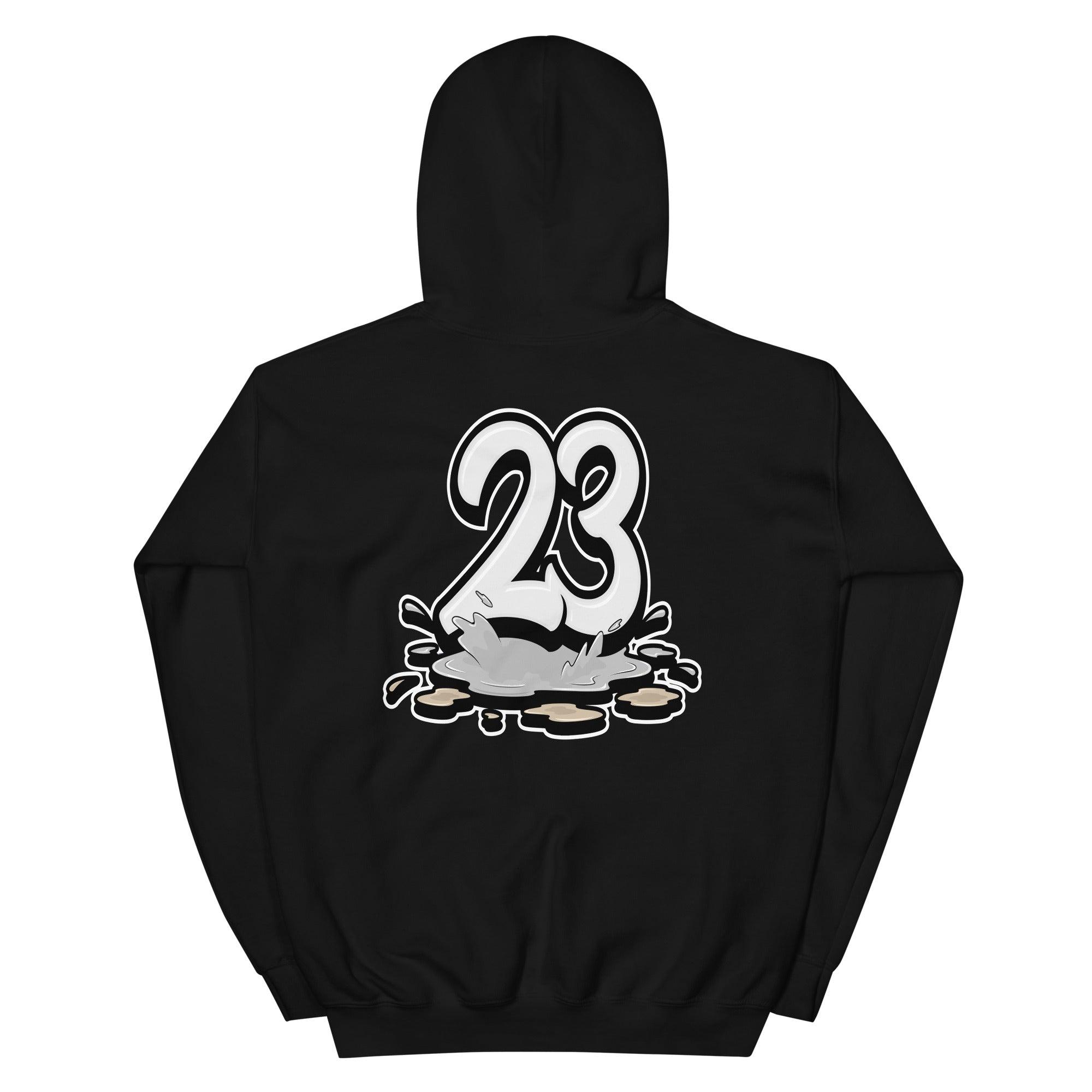 Black 23 Melting Hoodie AJ 12 Retro Playoffs photo