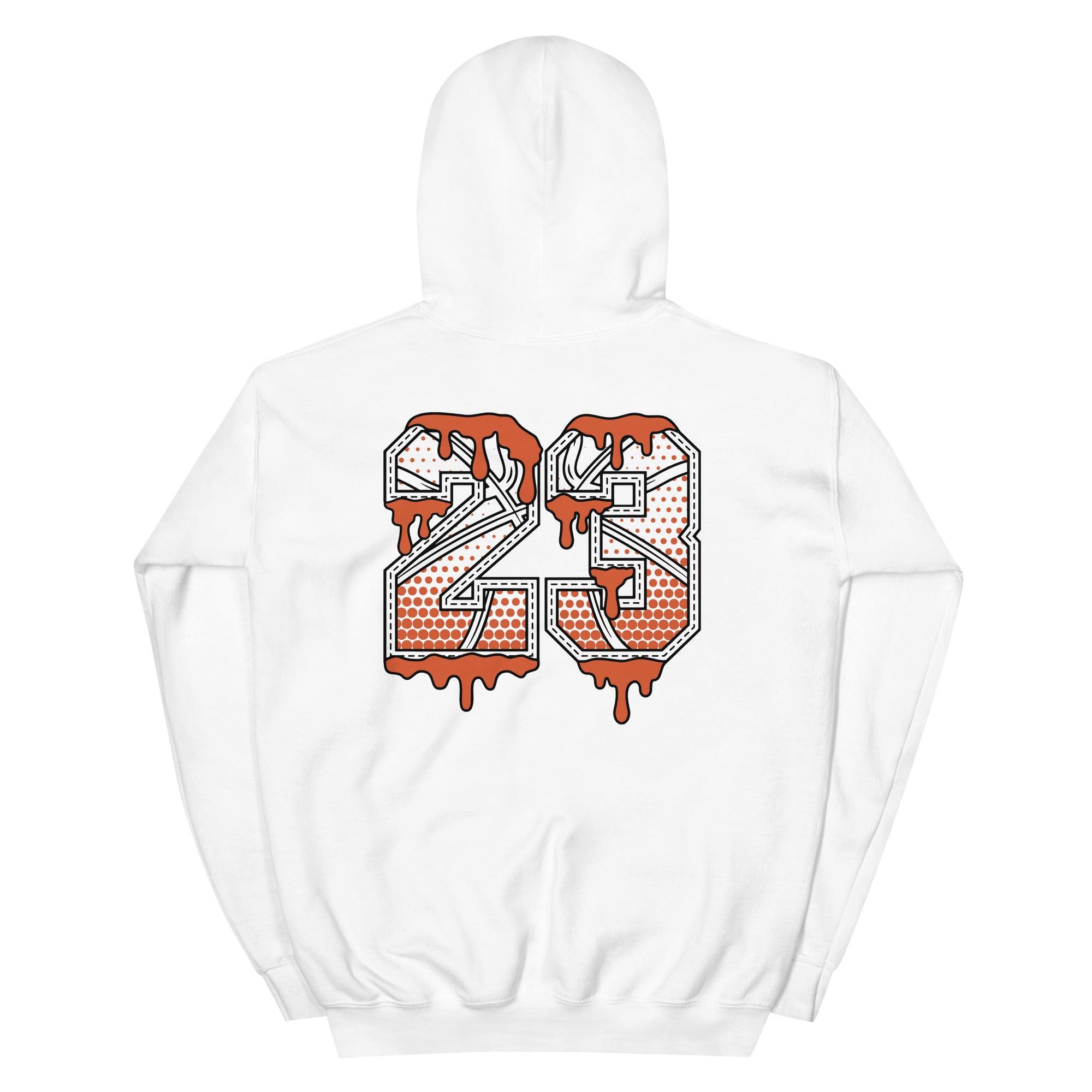 White 23 Ball Hoodie AJ 1s Retro Low Golf Shattered Backboard photo