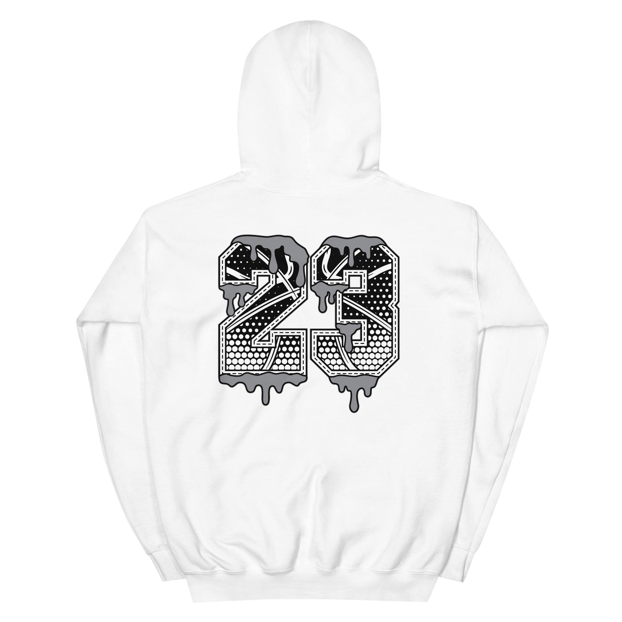 White 23 Ball Hoodie AJ 4 Retro SE Black Canvas photo