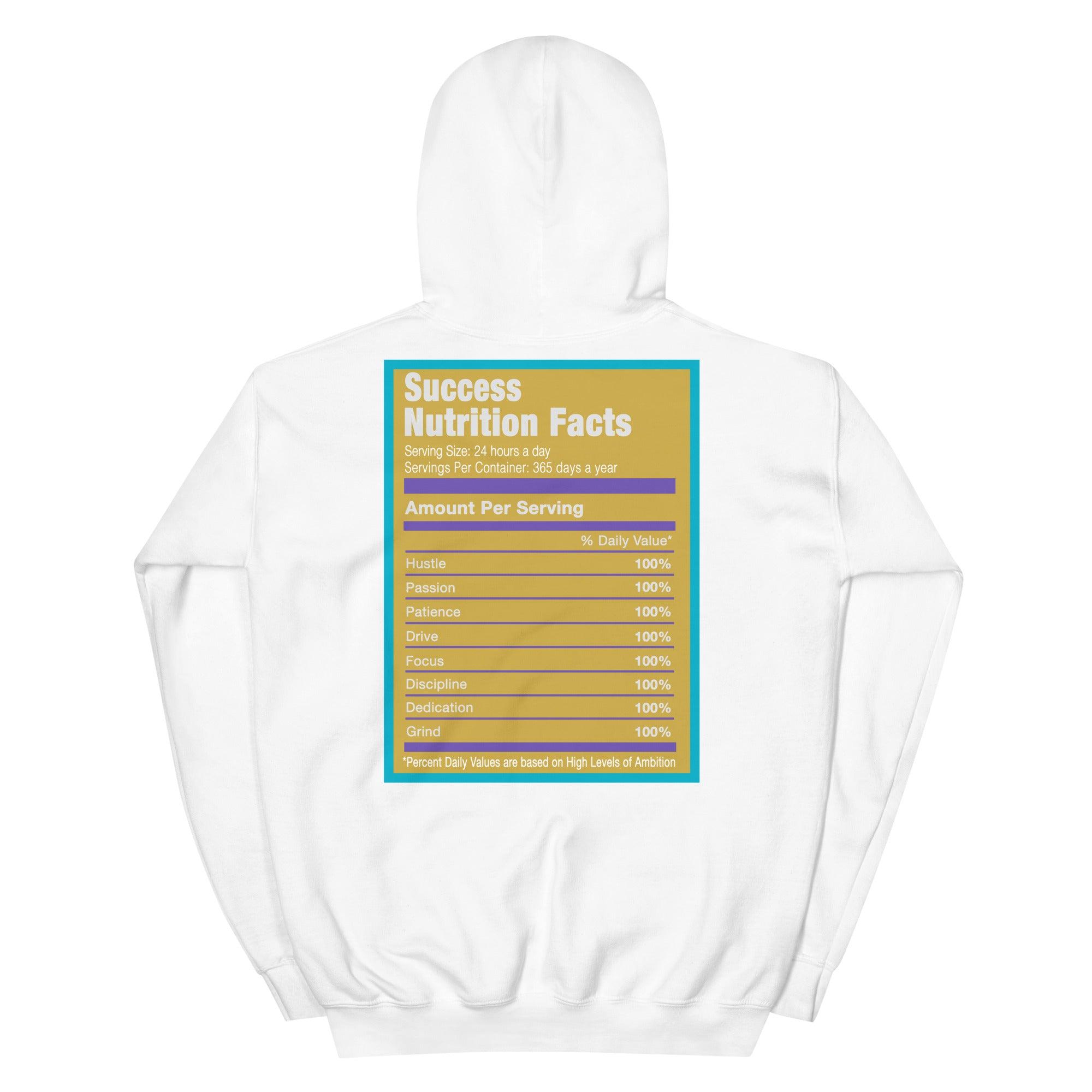 White Success Nutrition Hoodie AJ 4 Retro SP 30th Anniversary Union Desert Moss photo