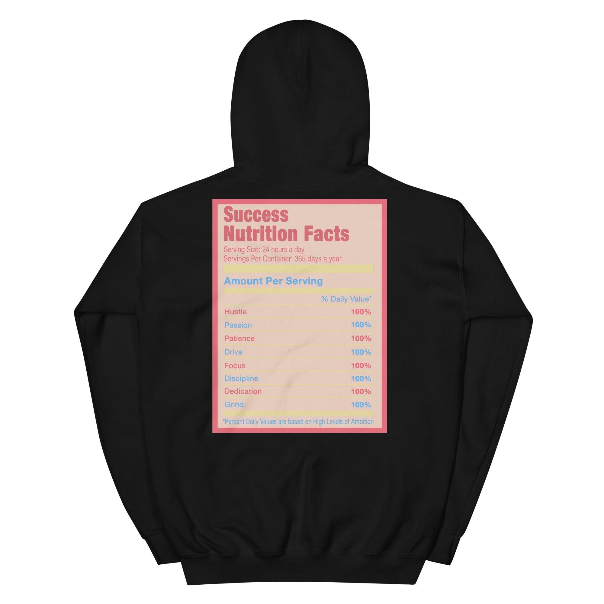 Black Success Nutrition Hoodie AJ 4 Union Guava photo