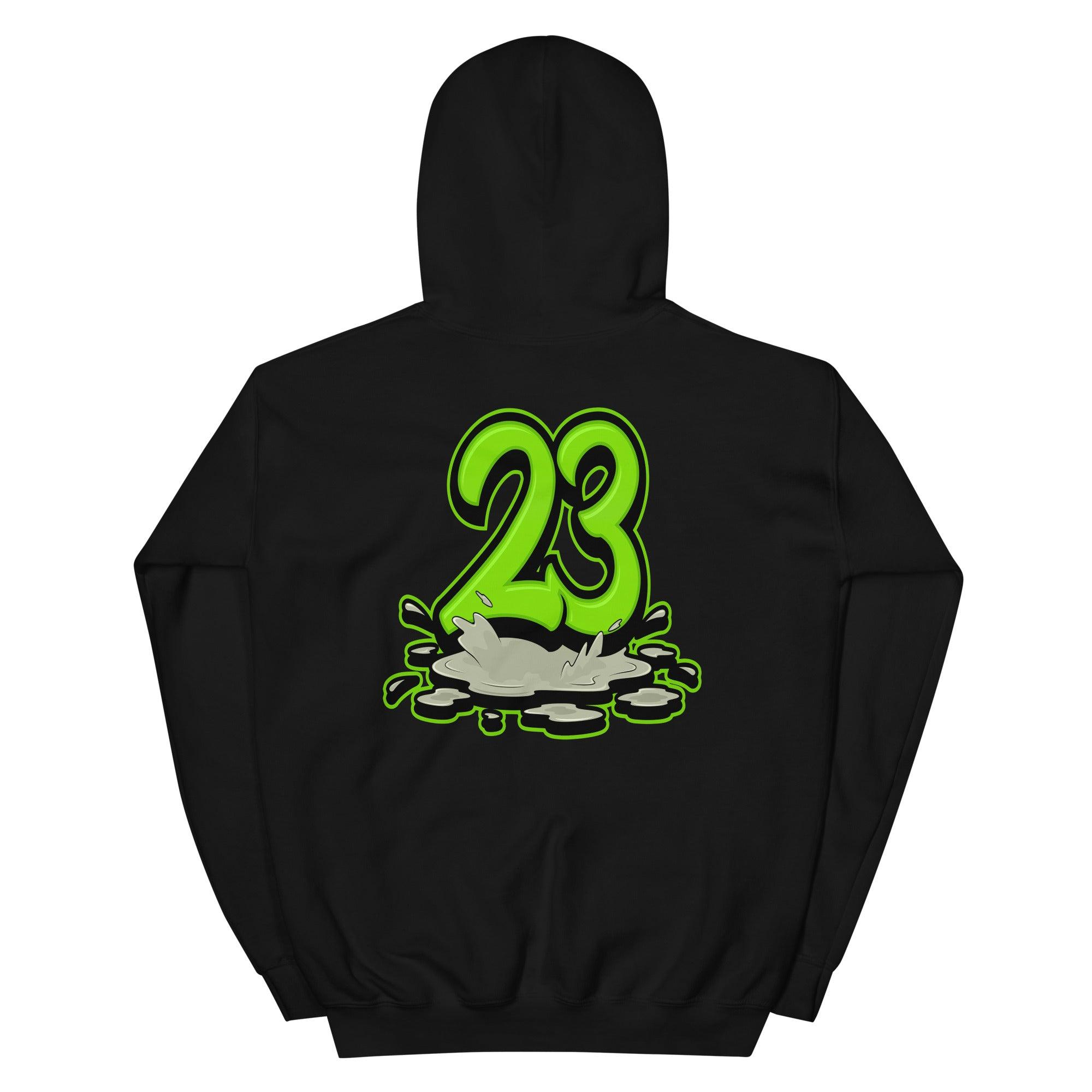 Black 23 Melting Hoodie AJ 6 Retro Electric Green photo