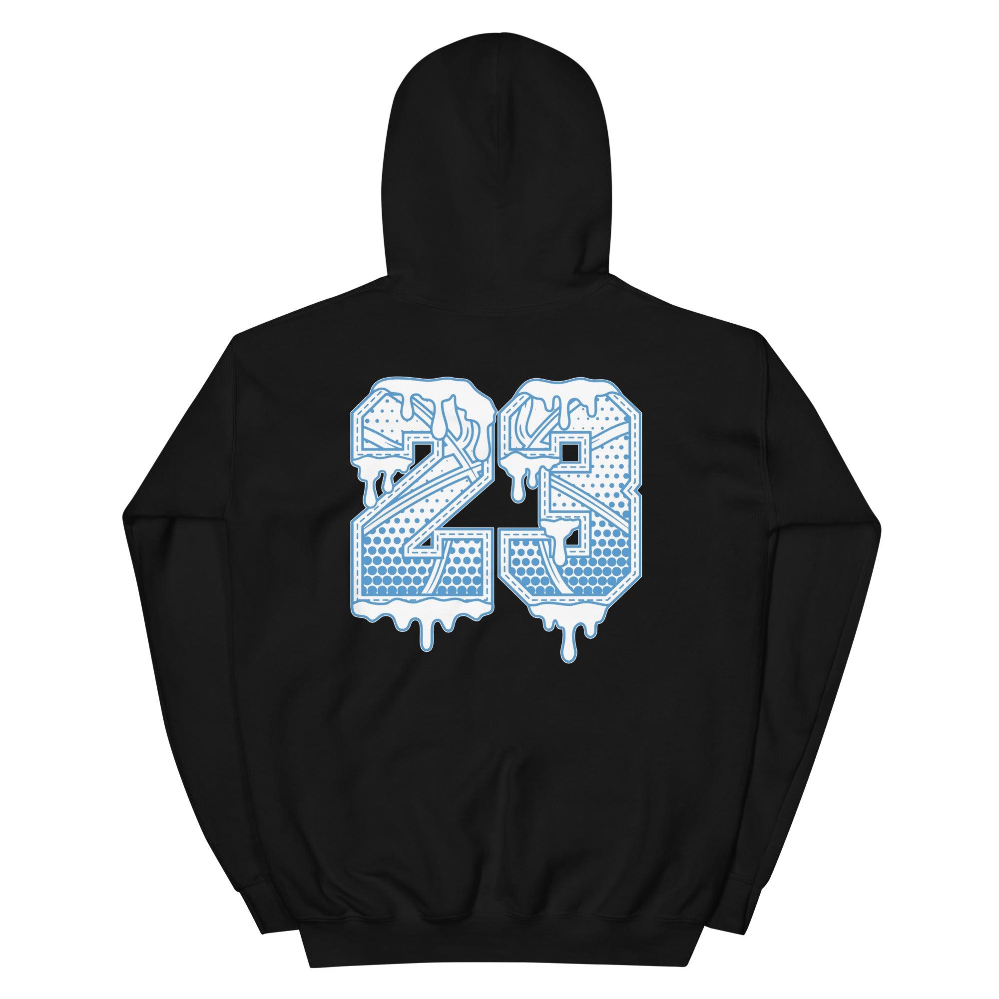 Black 23 Ball Hoodie Nike Air Force 1 High White University Blue photo