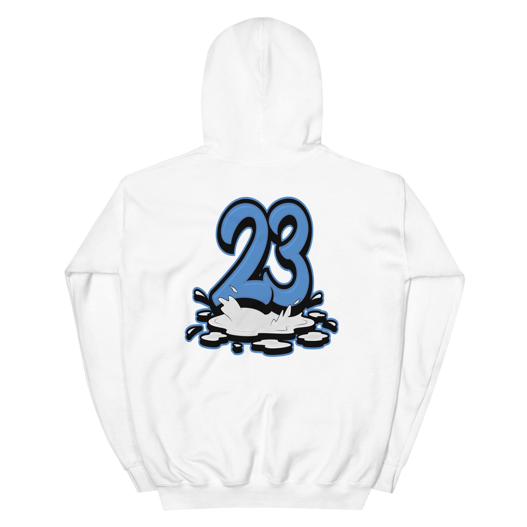 White 23 Melting Hoodie AJ 1 Dark Marina Blue photo