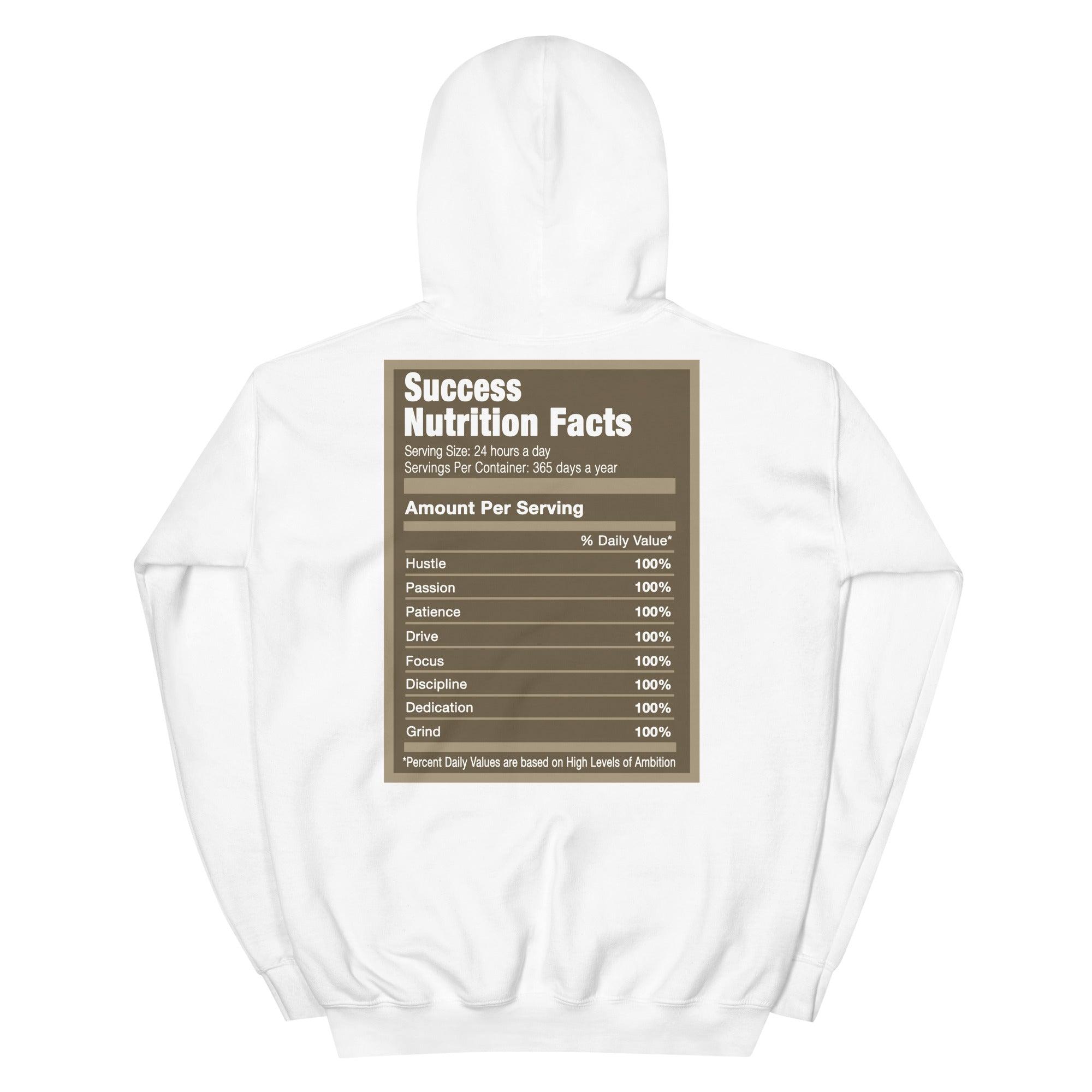 White Success Nutrition Hoodie Nike Dunk Low Judge Grey photo