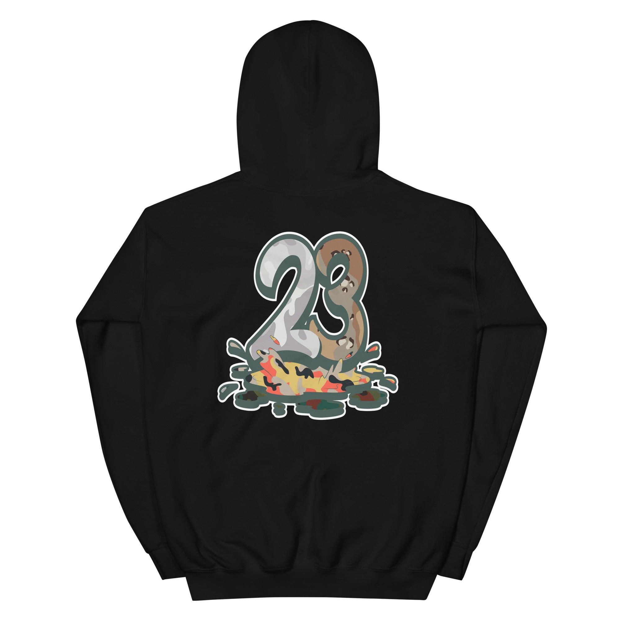 Black 23 Melting Hoodie Nike Dunk Low Sail Multi Camo photo