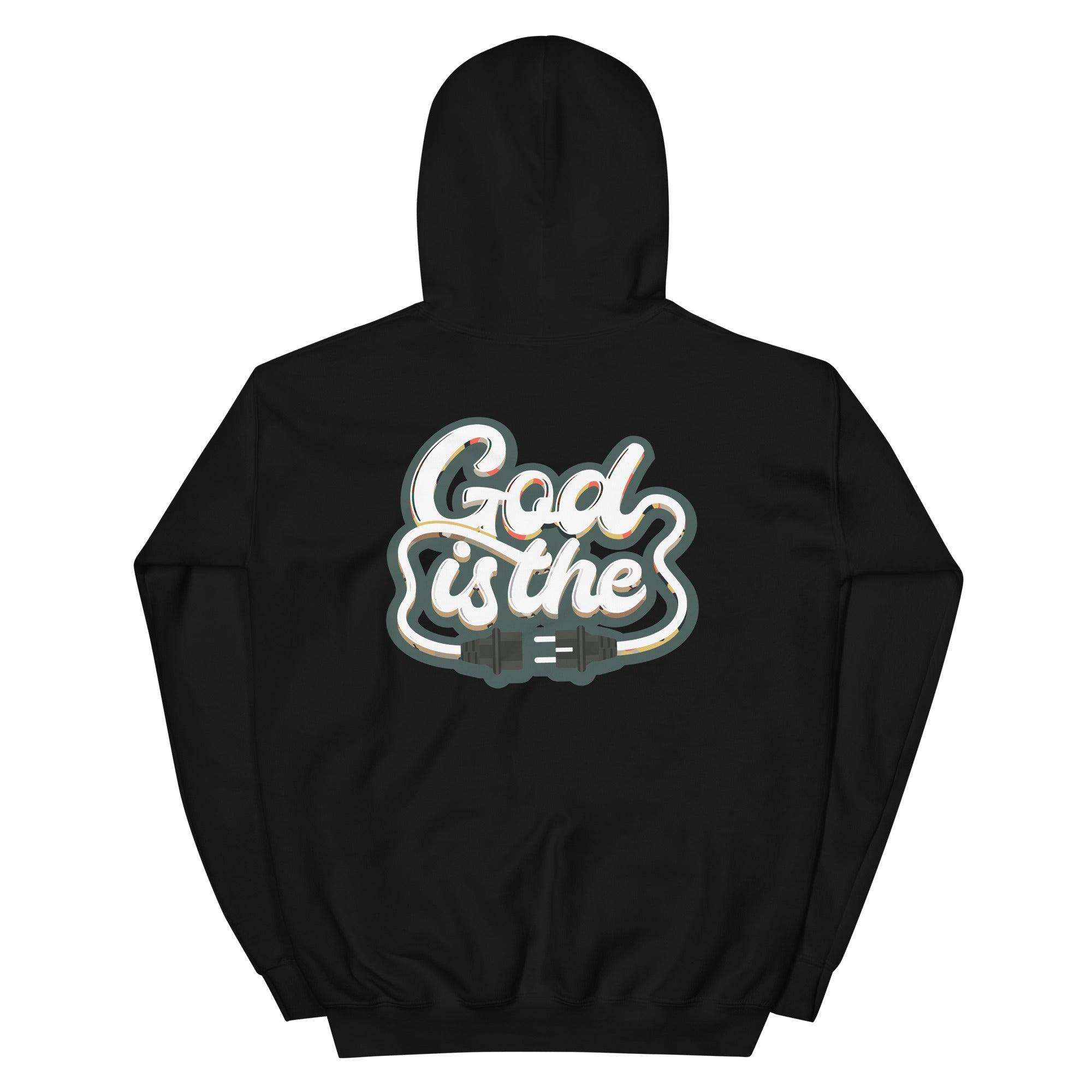 Black God Is The Plug Hoodie Nike Dunk Low Sail Multi Camo photo