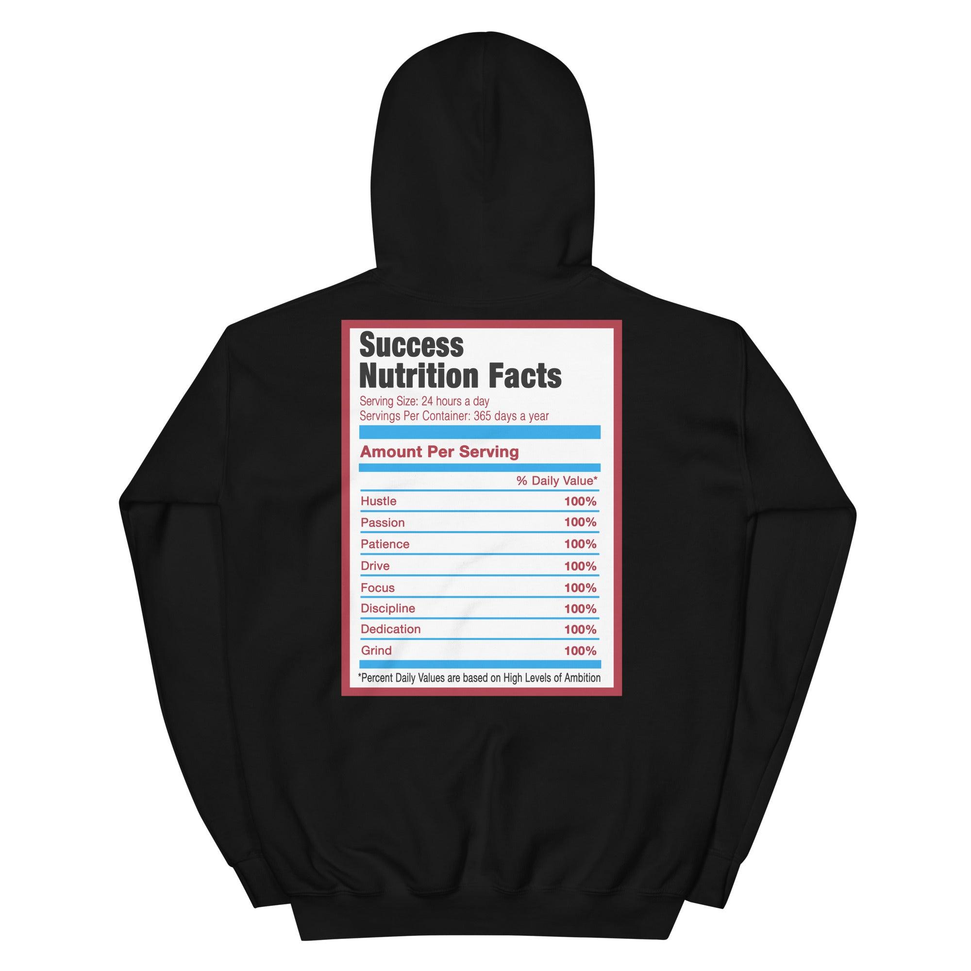 Black Success Nutrition Hoodie AJ 1 Retro Fearless photo