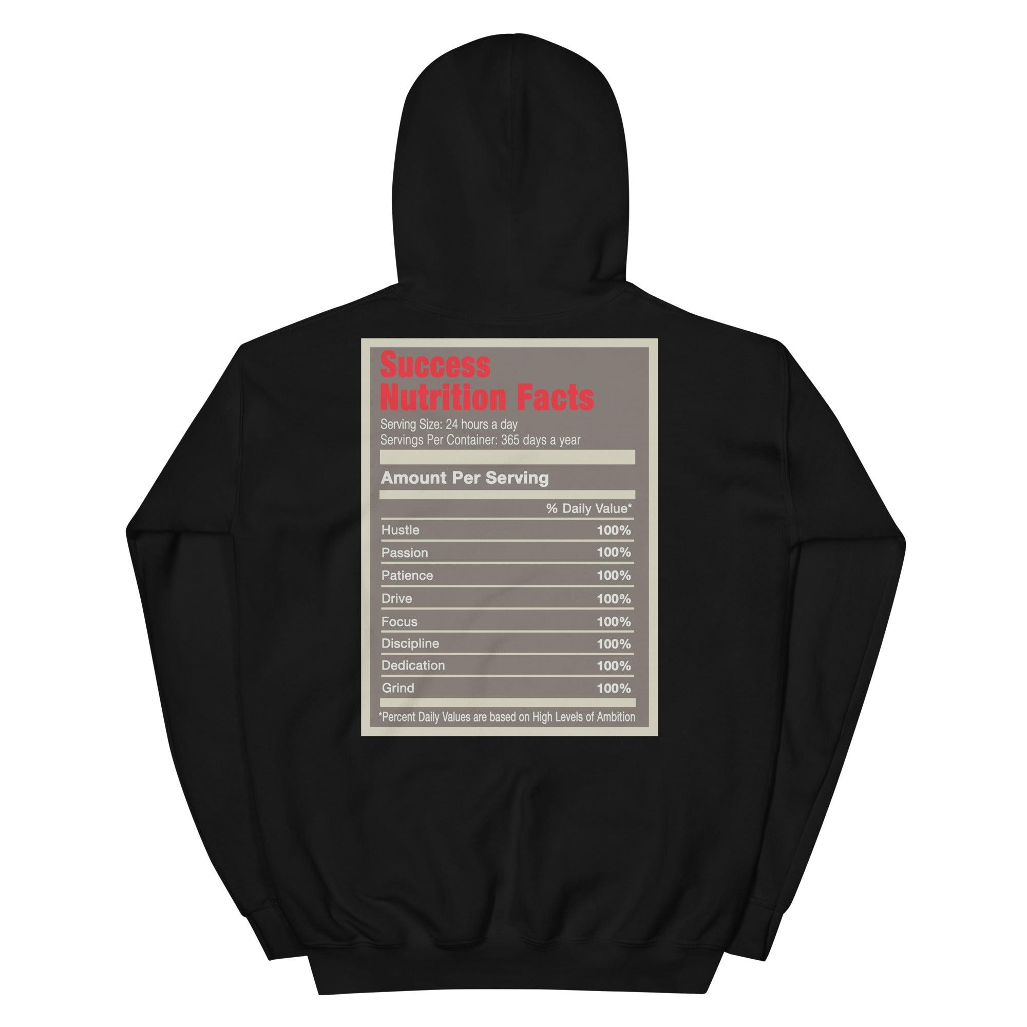 Black Success Nutrition Hoodie Travis Scott AJ 1 Low Reverse Mocha photo