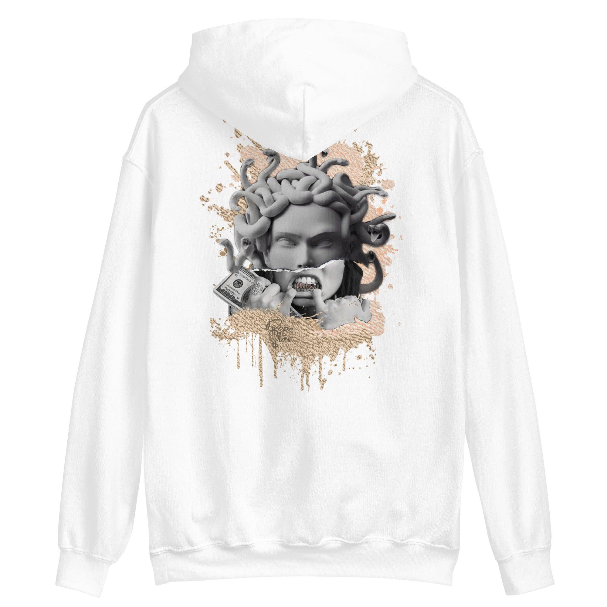 White Medusa Hoodie Boost 350 V2s Sand Taupe photo