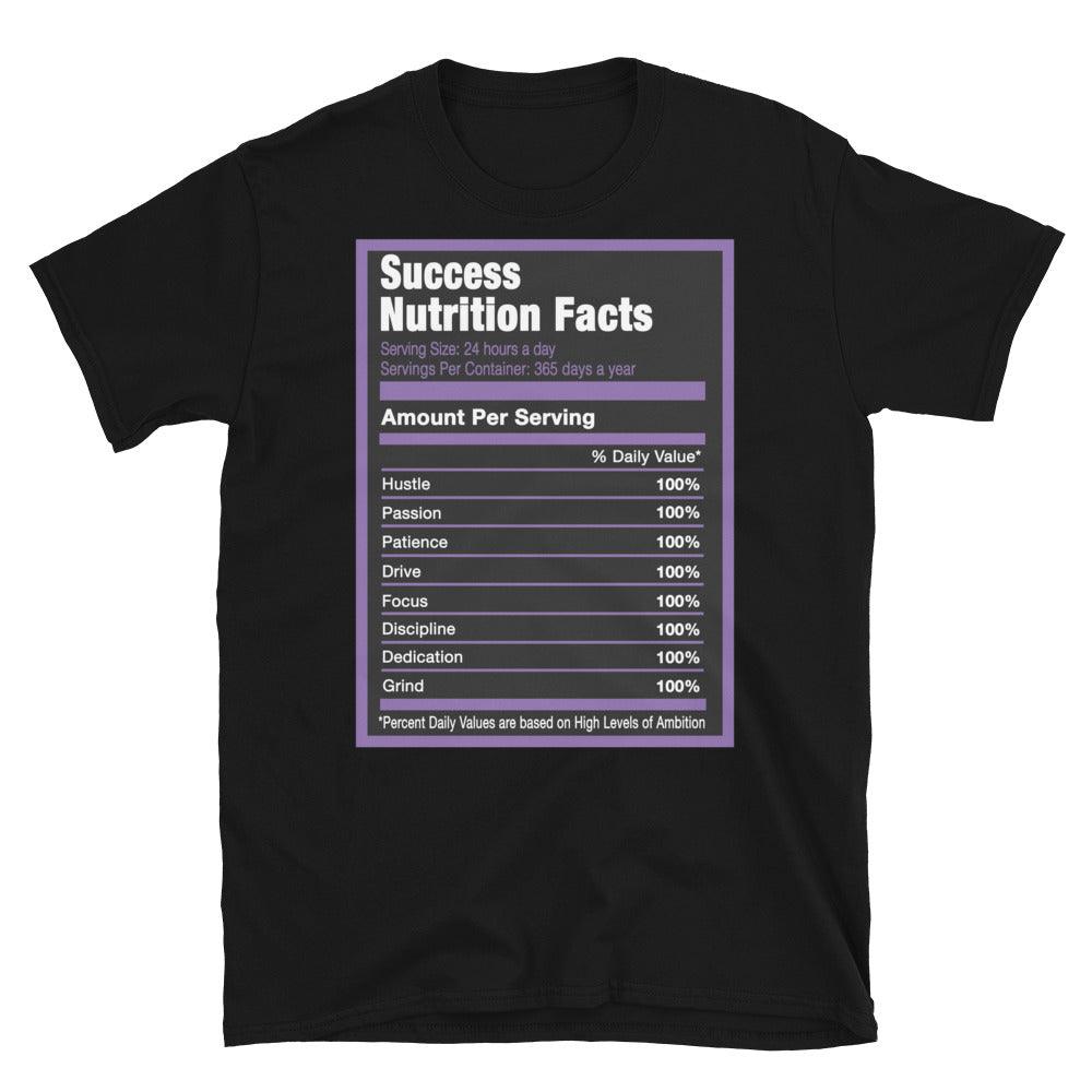 Success Nutrition Sneaker Tee AJ 1 High FlyEase Black Bright Violet photo