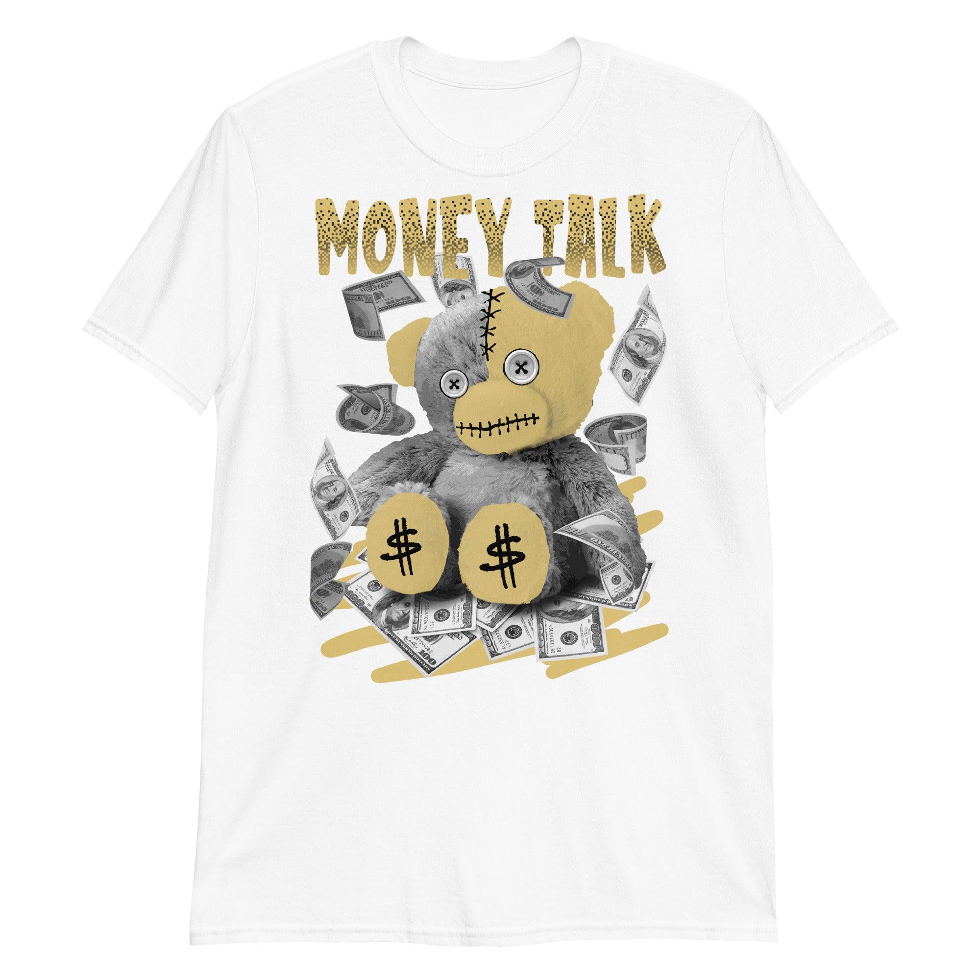 White Money Talk Shirt AJ 1 Retro High Pollen photo