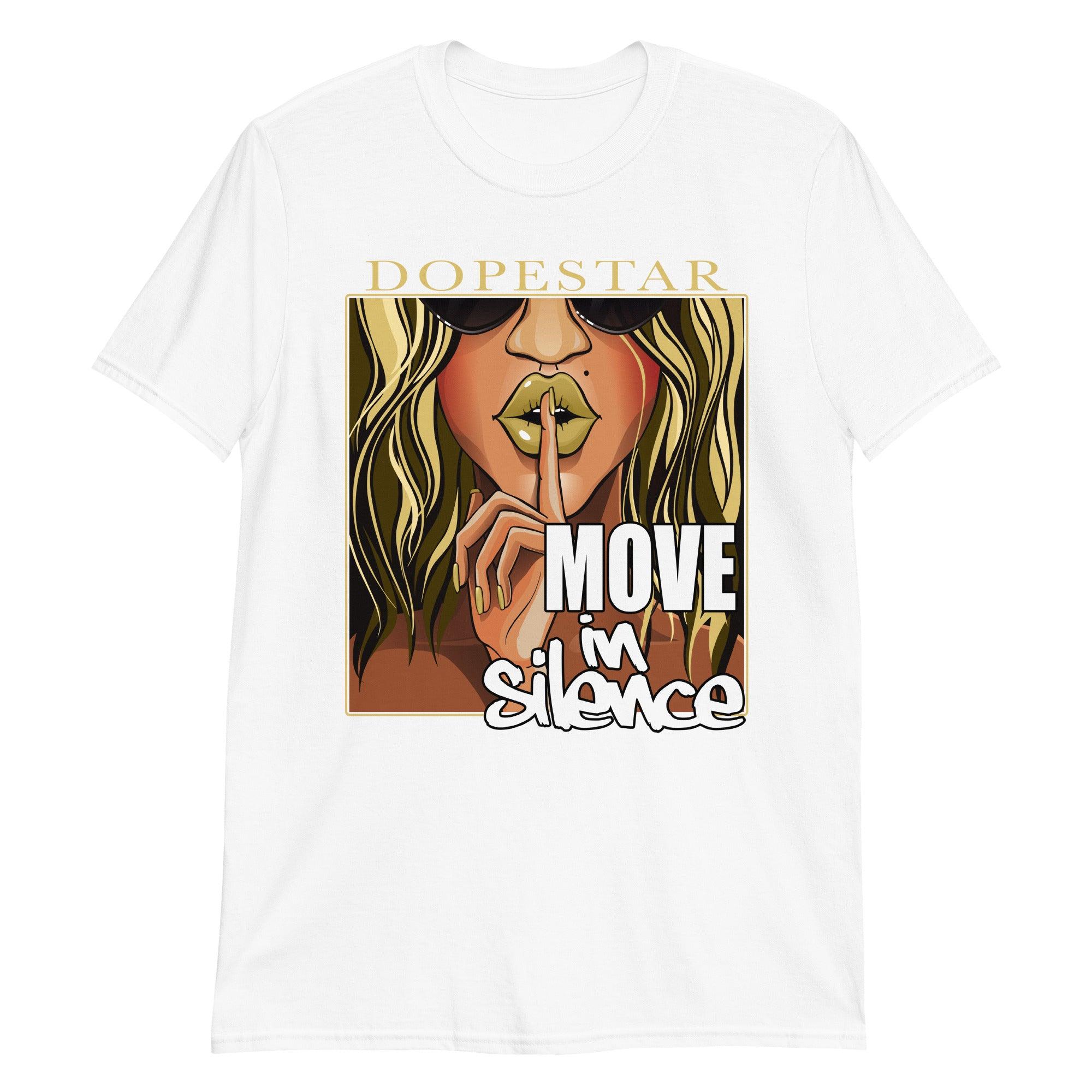 White Move In Silence Shirt AJ 1 Retro High Pollen photo