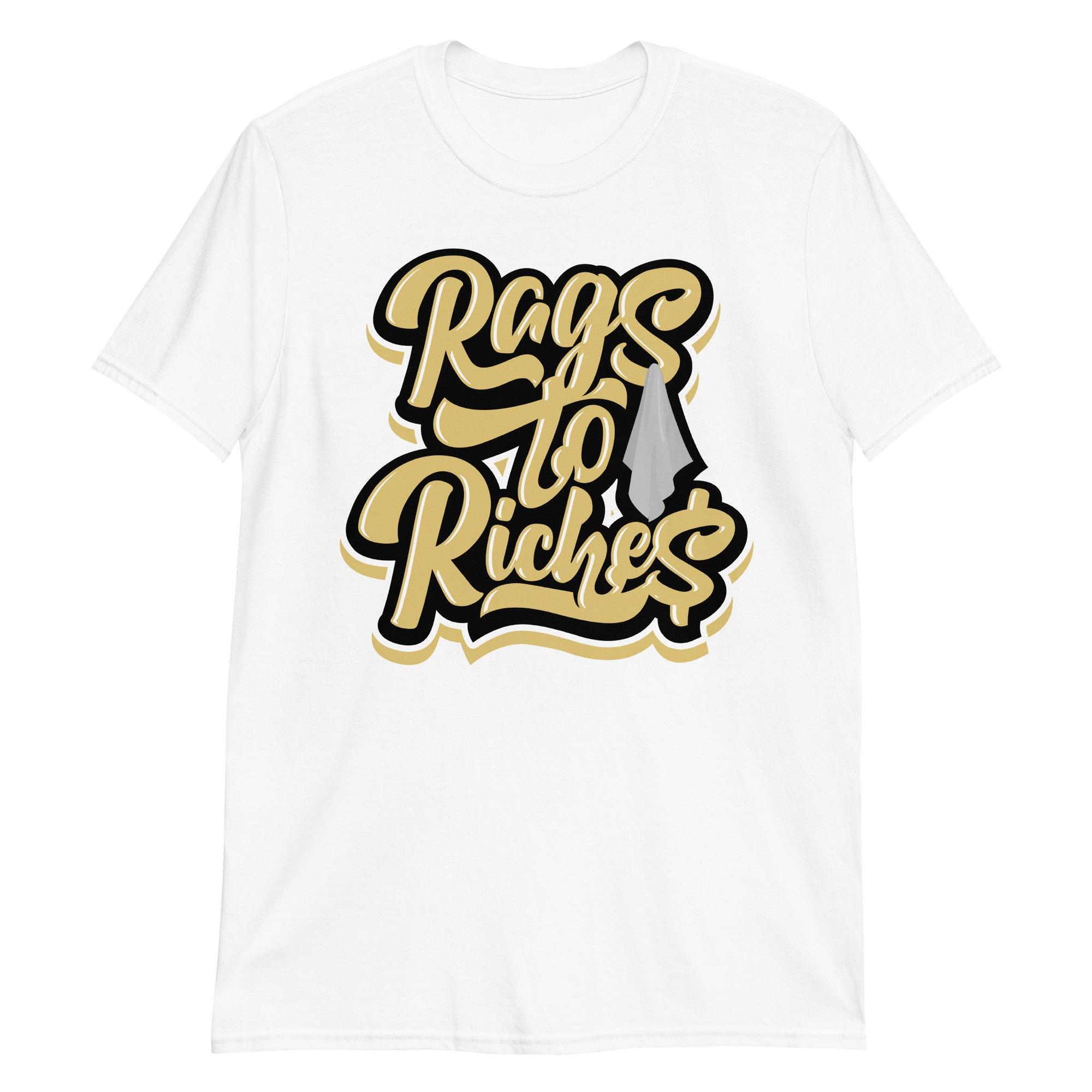 White Rags to Riches Shirt AJ 1s Retro High Pollen photo