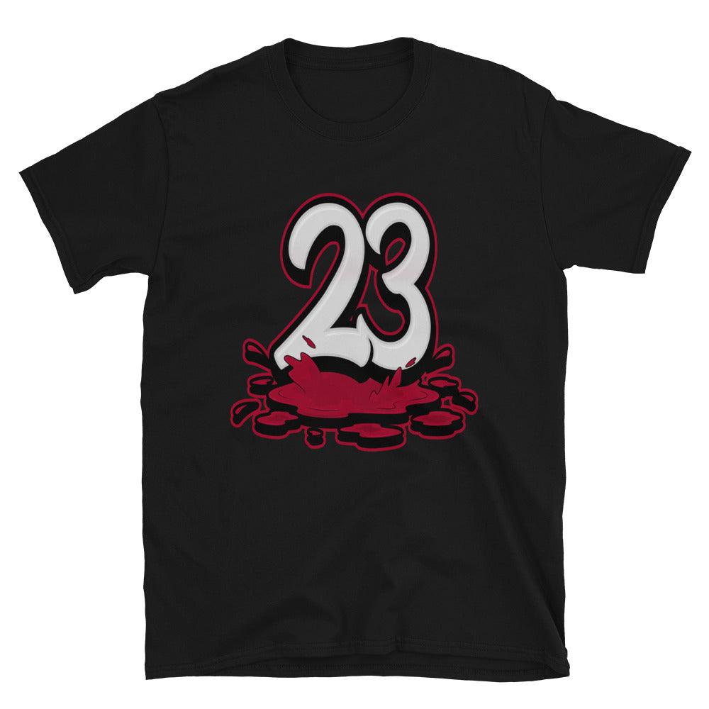 Black 23 Melting Shirt AJ 1 Retro AJKO Chicago photo