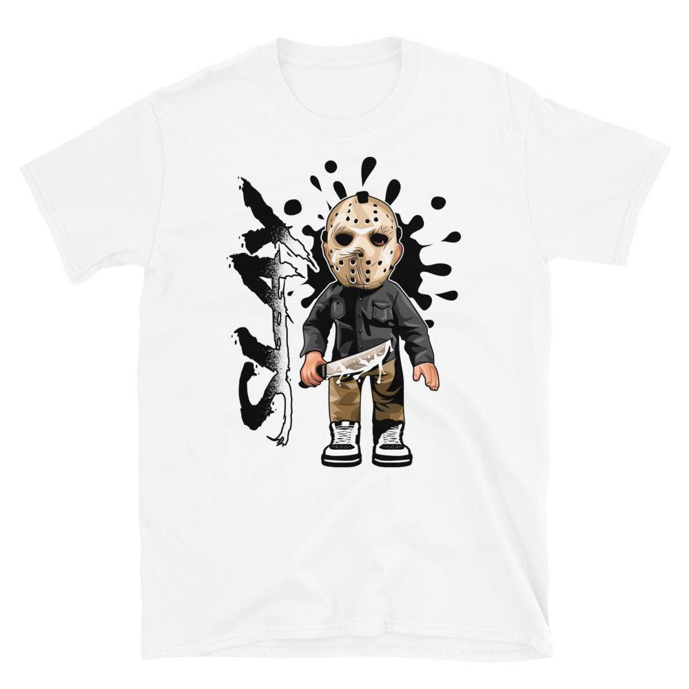 White Slay Shirt AJ 1 Mid Diamond photo