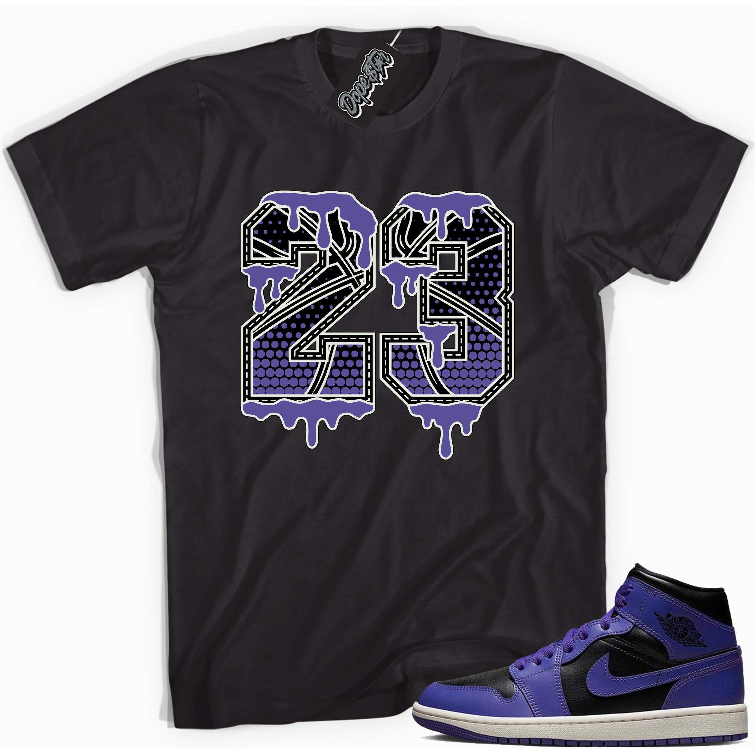 23 Ball Shirt AJ 1 Mid Purple Black photo