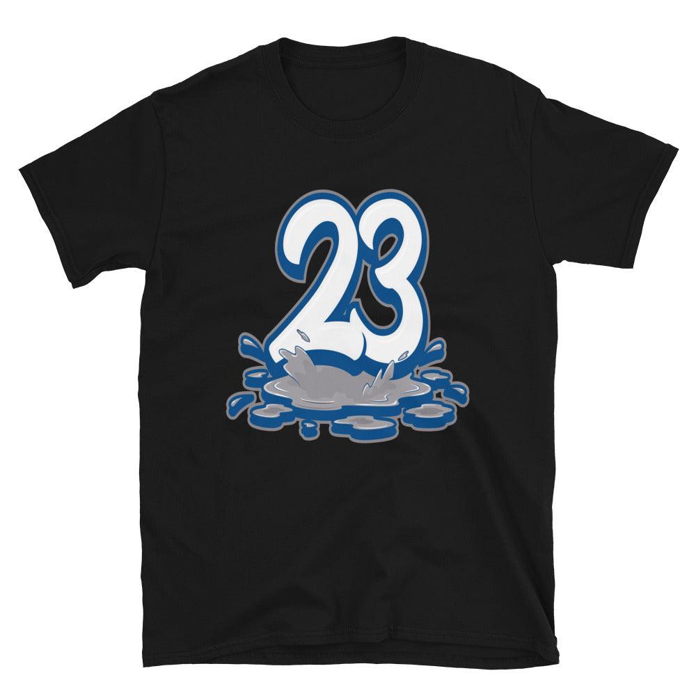 Black 23 Melting Shirt AJ 1 Mid True Blue photo