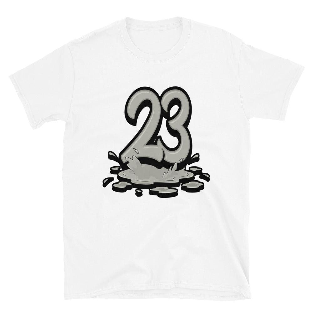 White 23 Melting Shirt AJ 11 Retro Jubilee photo