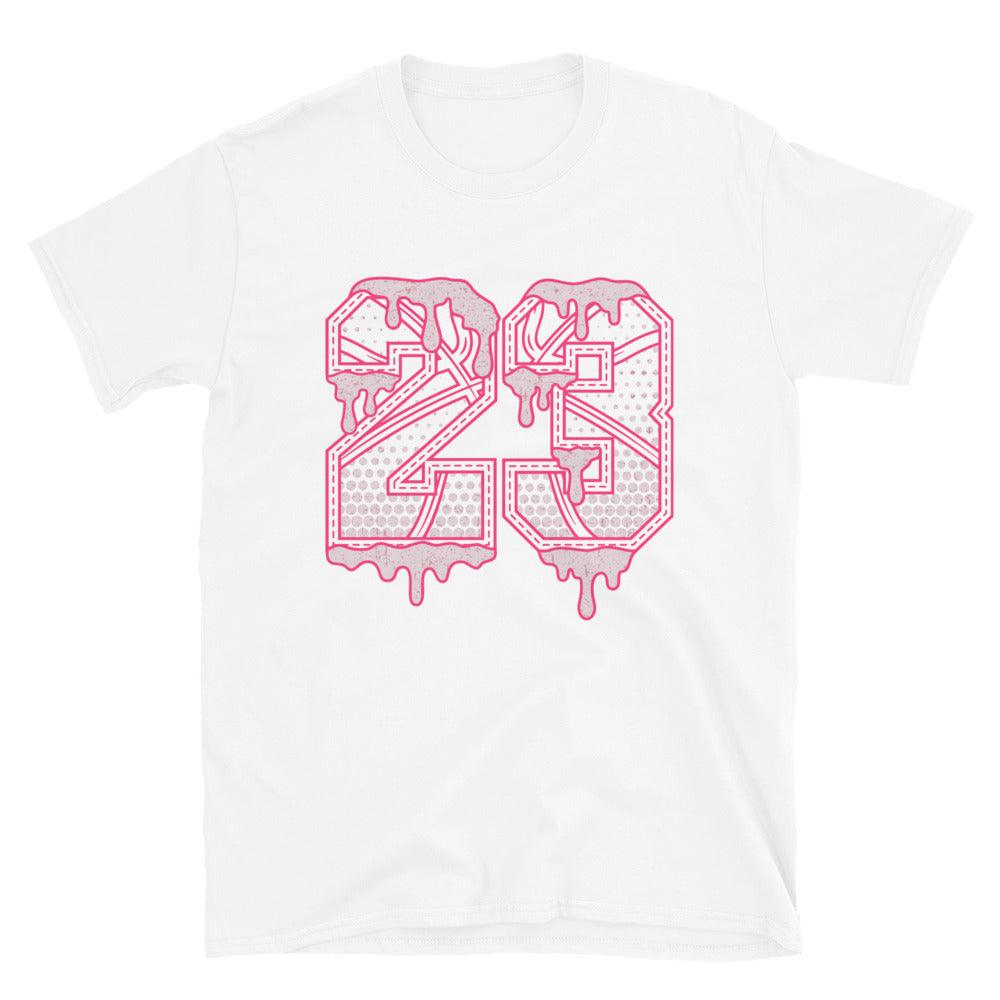 White 23 Ball Shirt AJ 12 Retro Arctic Punch Hyper Pink