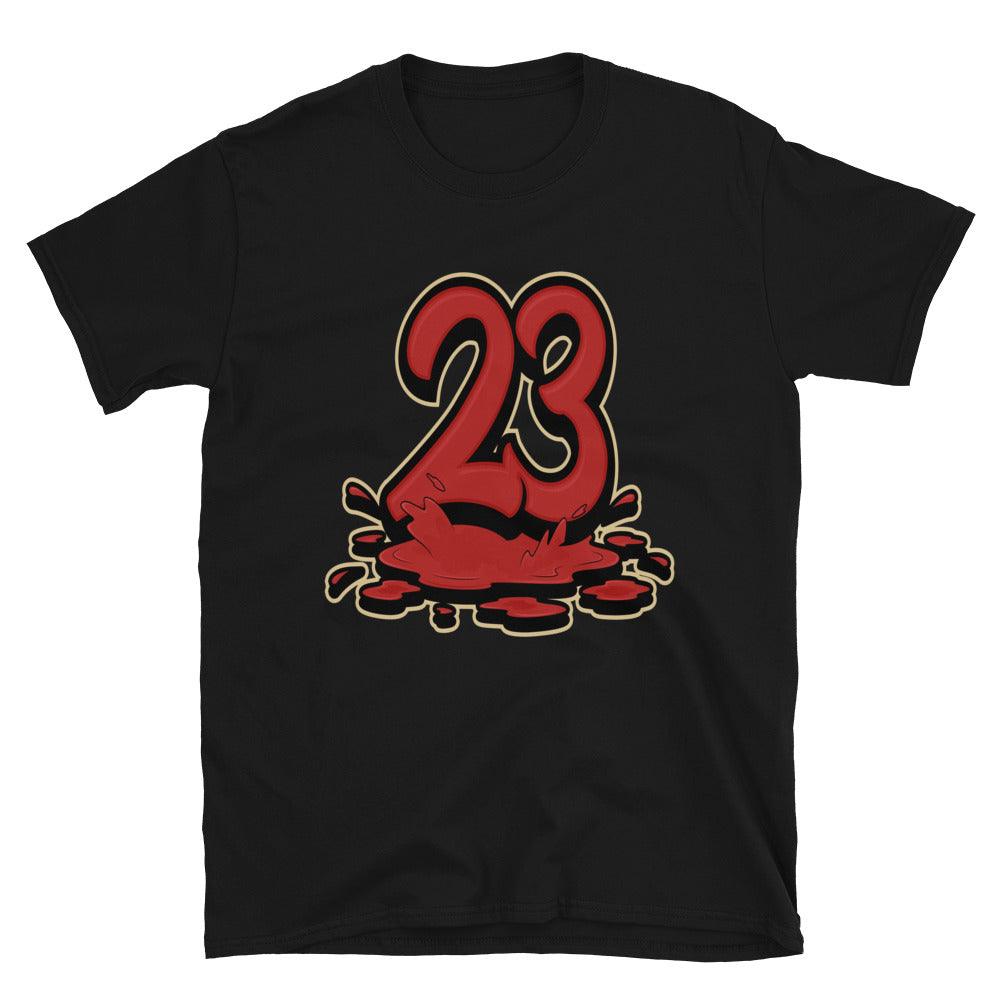 Black 23 Melting Shirt AJ 12 Low SE Super Bowl LV photo