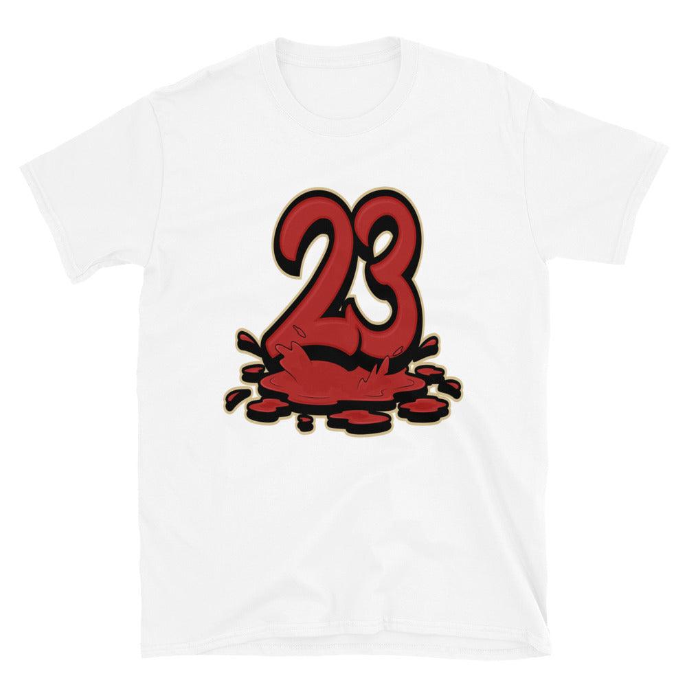 White 23 Melting Shirt AJ 12 Low SE Super Bowl LV photo