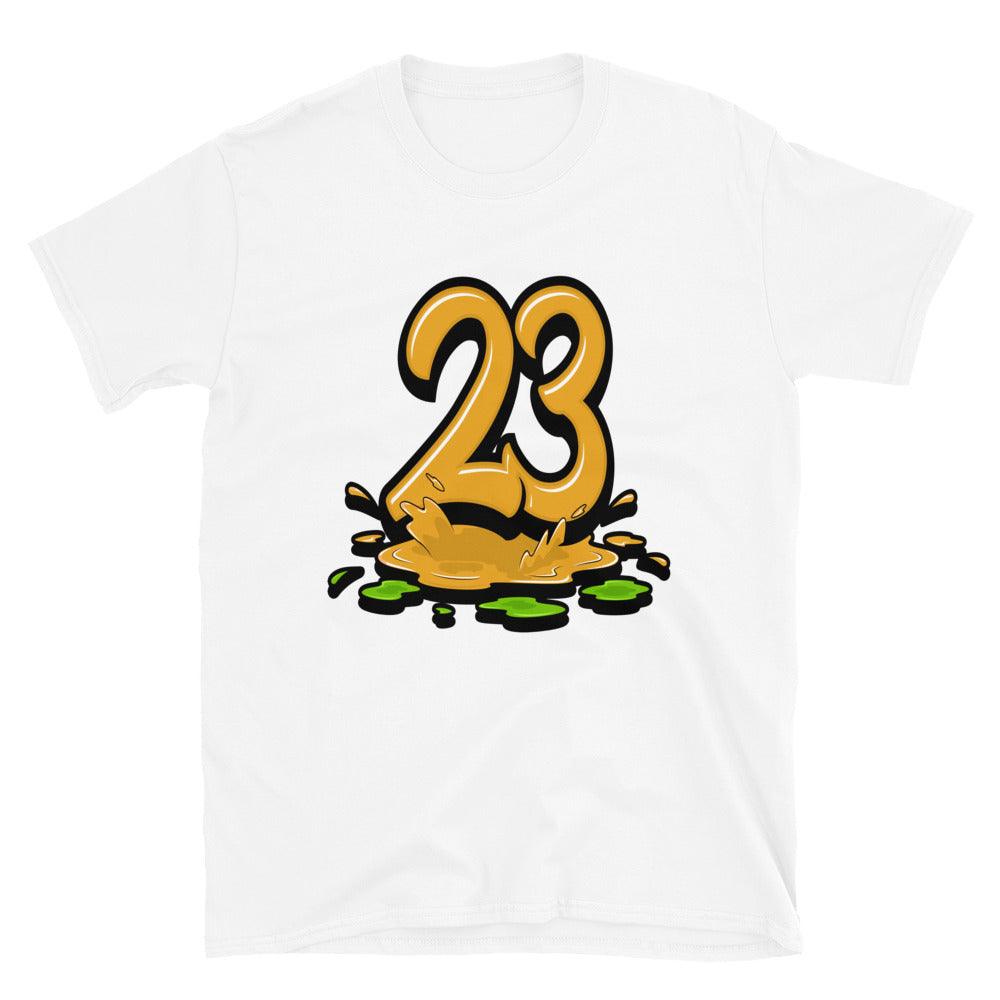 White 23 Melting Shirt AJ 13 Retro Del Sol photo