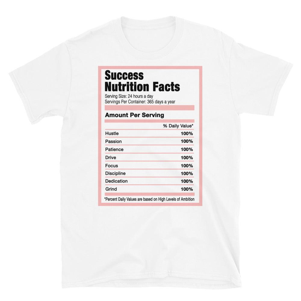 White Success Nutrition Shirt AJ 1 Bleached Coral photo
