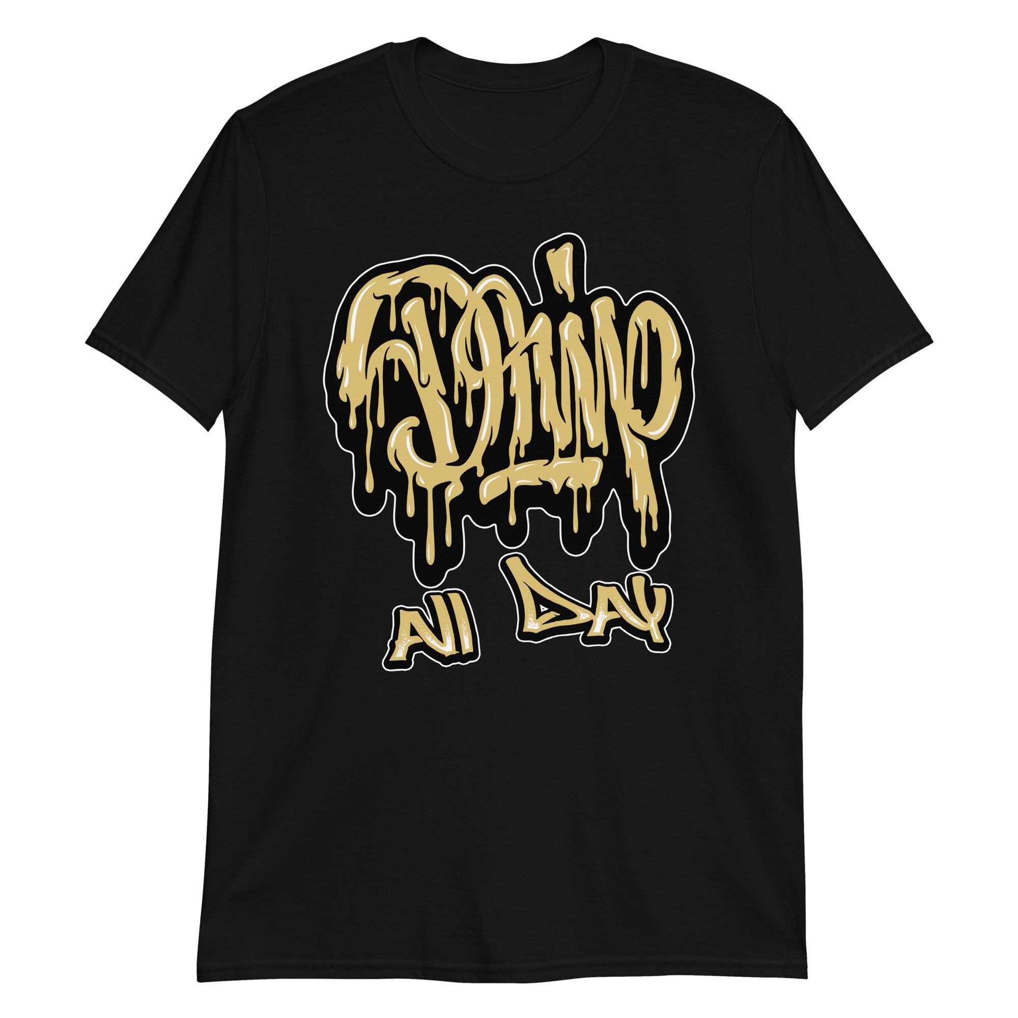 Drip All Day Sneaker Tee AJ 1s Retro High Pollen  photo