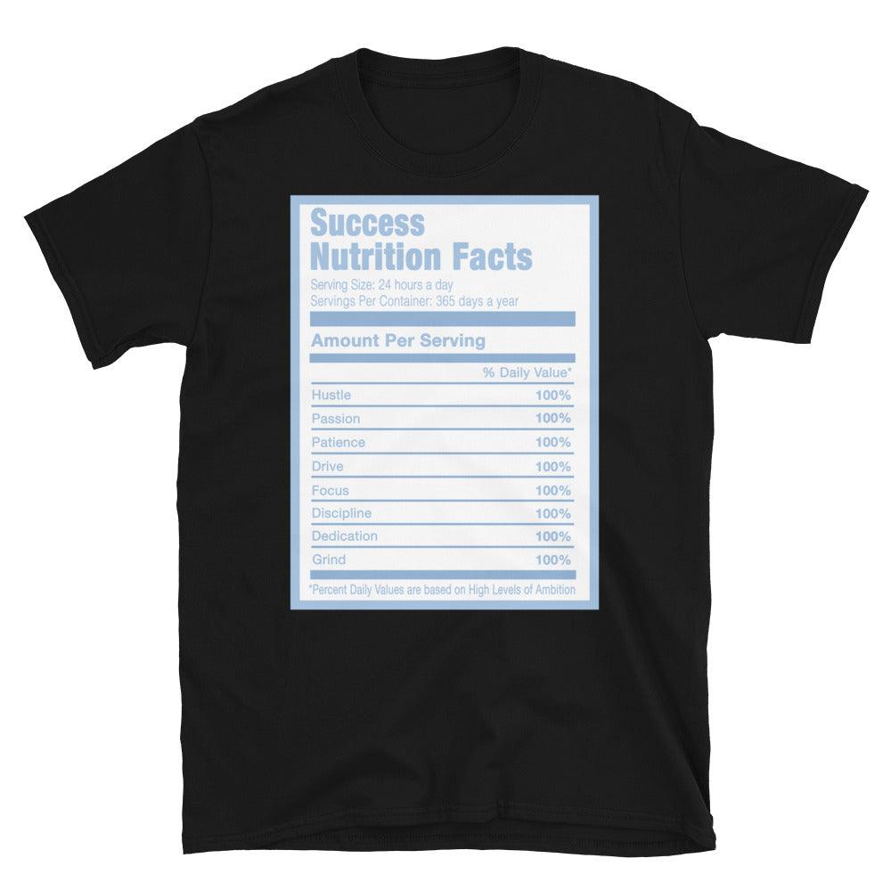 Black Success Nutrition Facts Shirt AJ 6 Retro GG Still Blue photo