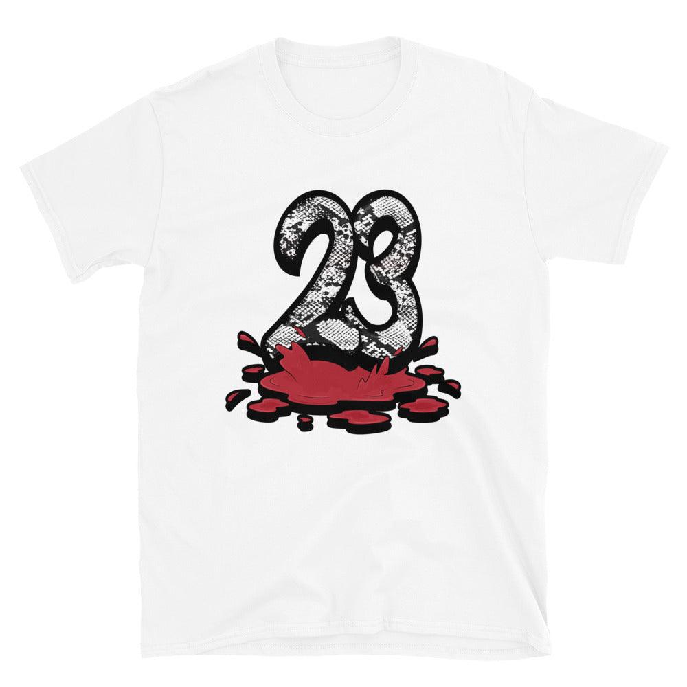 White 23 Melting Shirt Nike Air Foamposite One Albino Snakeskin photo