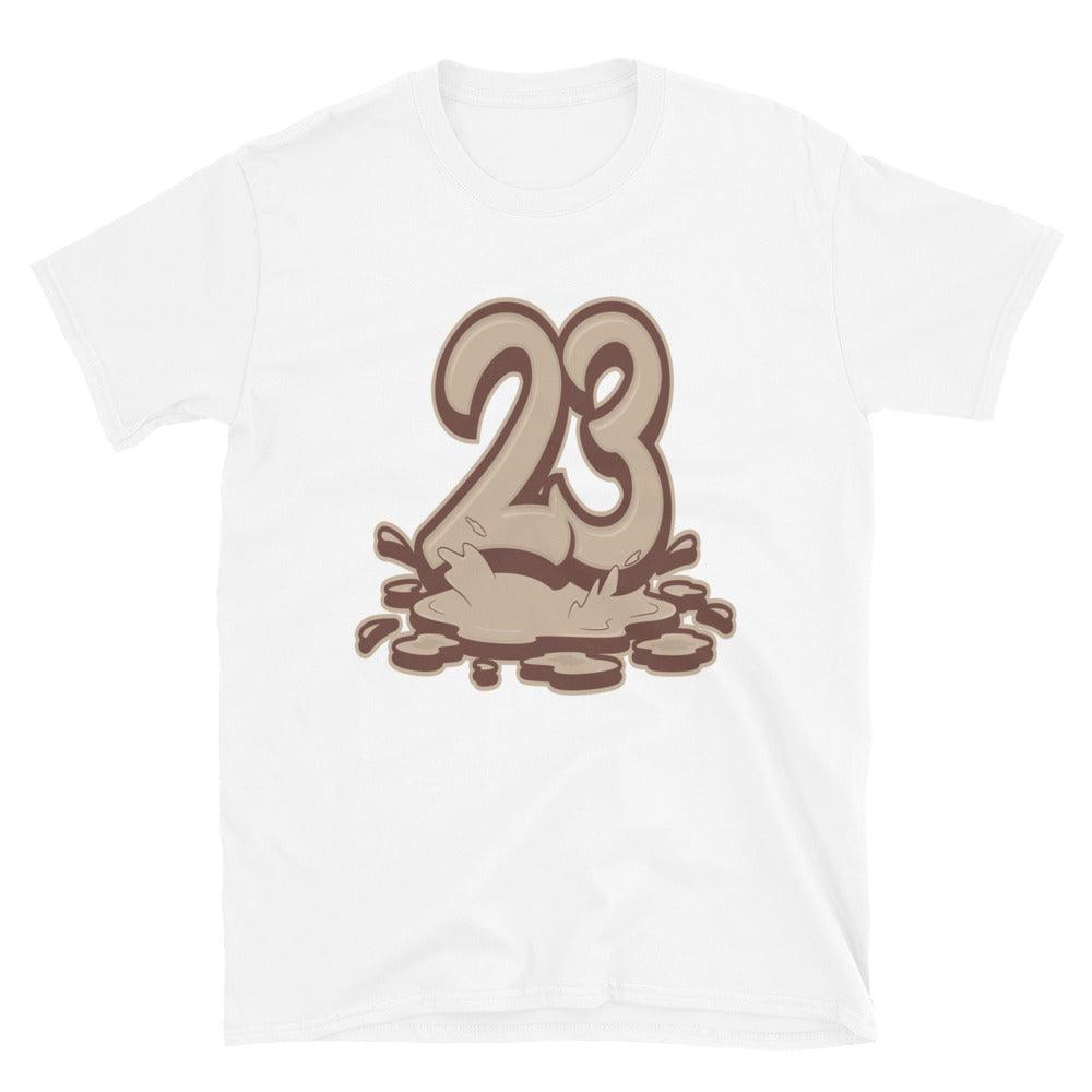 White 3 Melting Shirt Nike Air Force 1 Mid QS Chocolate photo