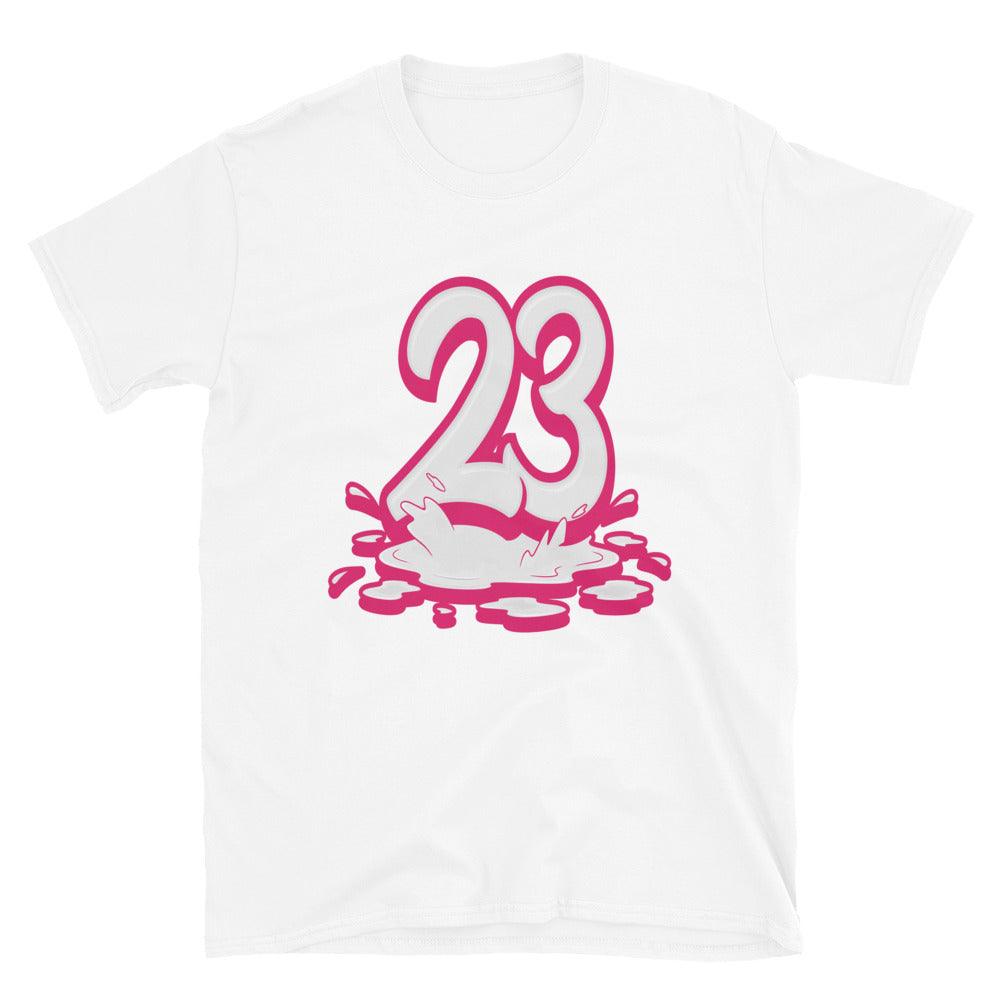 White 23 Melting Shirt Nike Dunk High Pink Prime photo