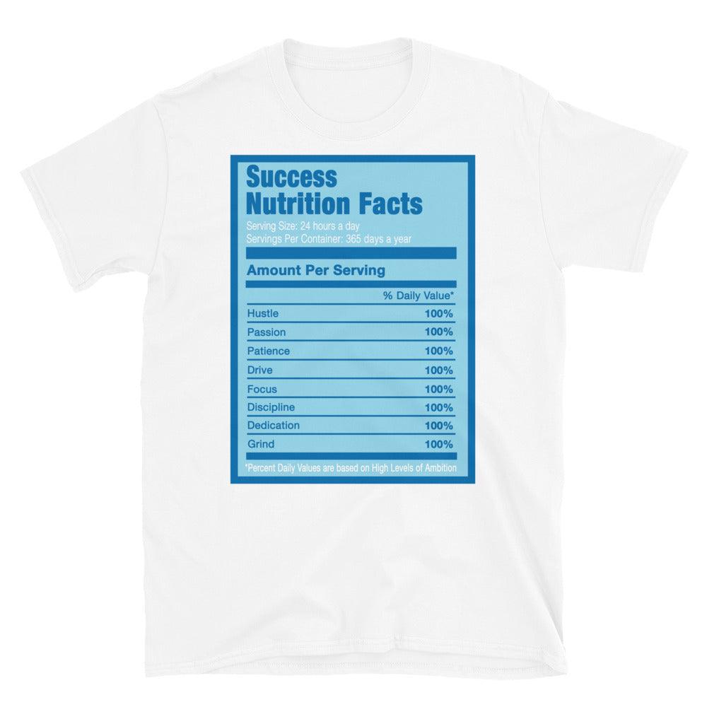 White Success Nutrition Shirt Dunk Low Dark Marina Blue photo