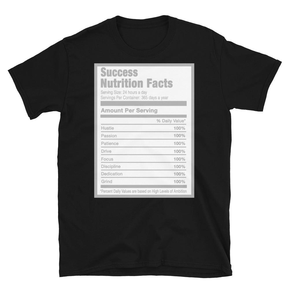 Black Success Nutrition Shirt Nike Dunk Low Grey Fog photo